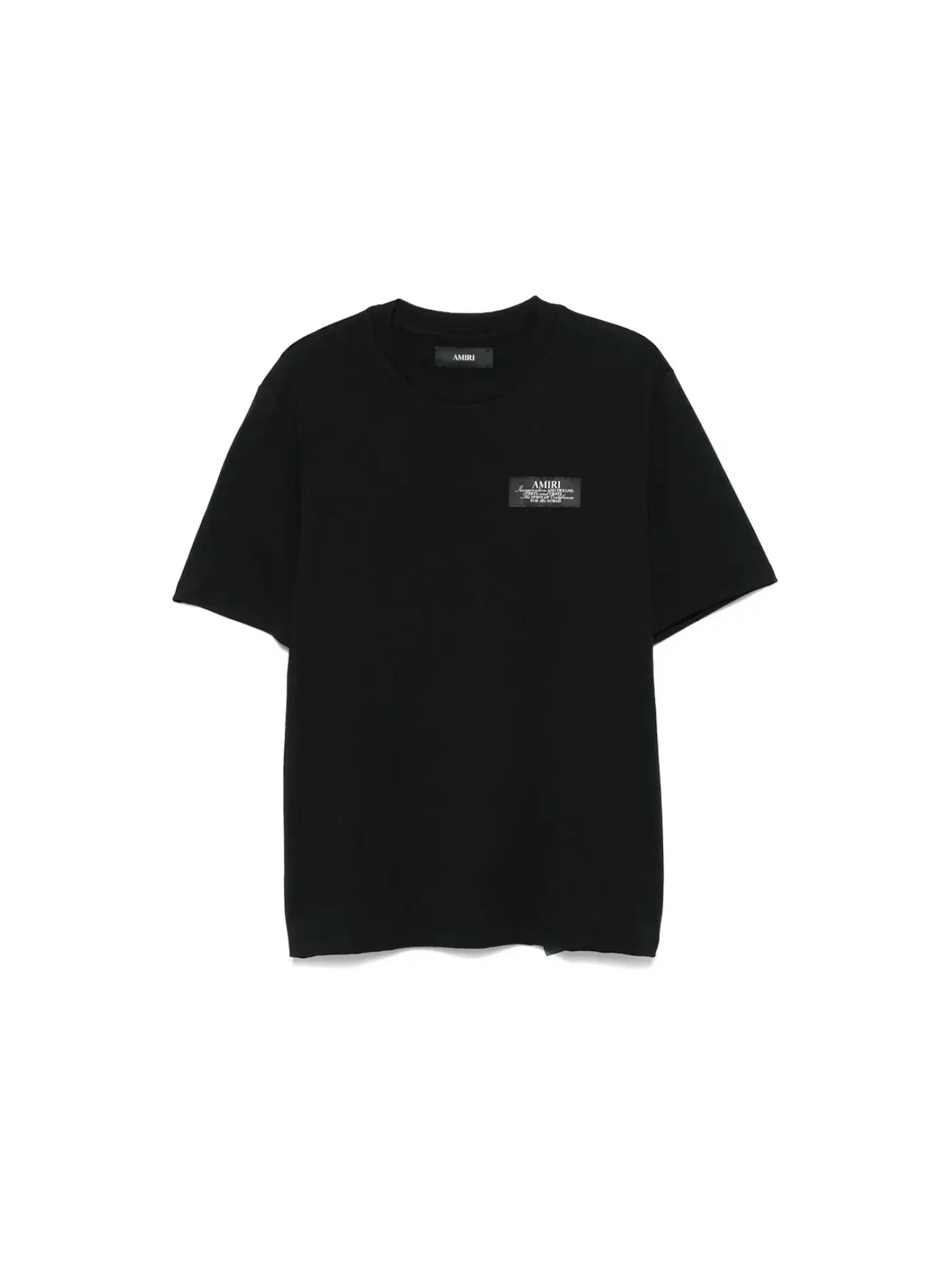 Мужская футболка с принтом AMIRI T-shirt — изображение 1 из 1, черный