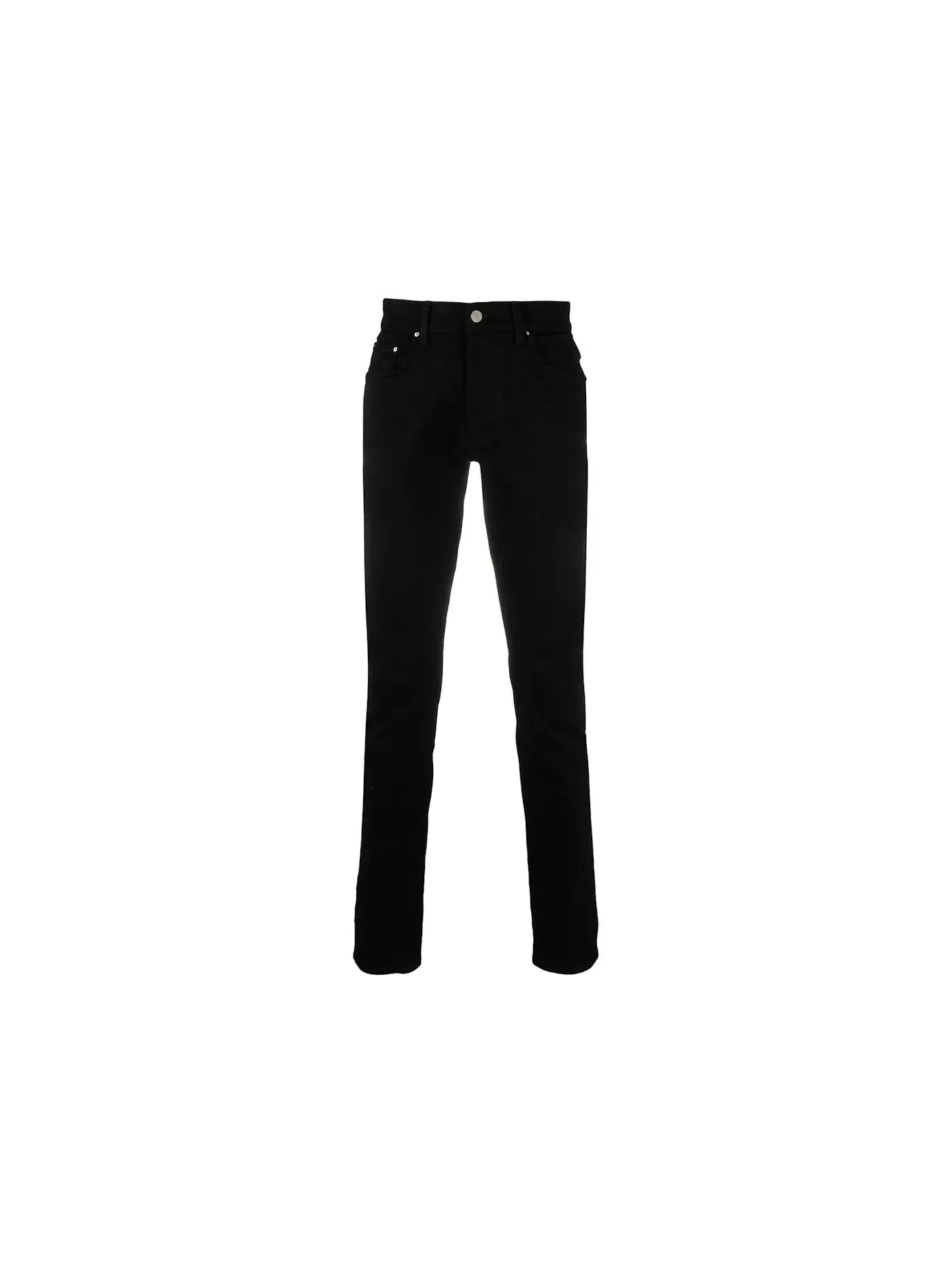 Мужские джинсы скинни с высокой талией Stack Mid-Rise AMIRI — изображение 1 из 1, черный