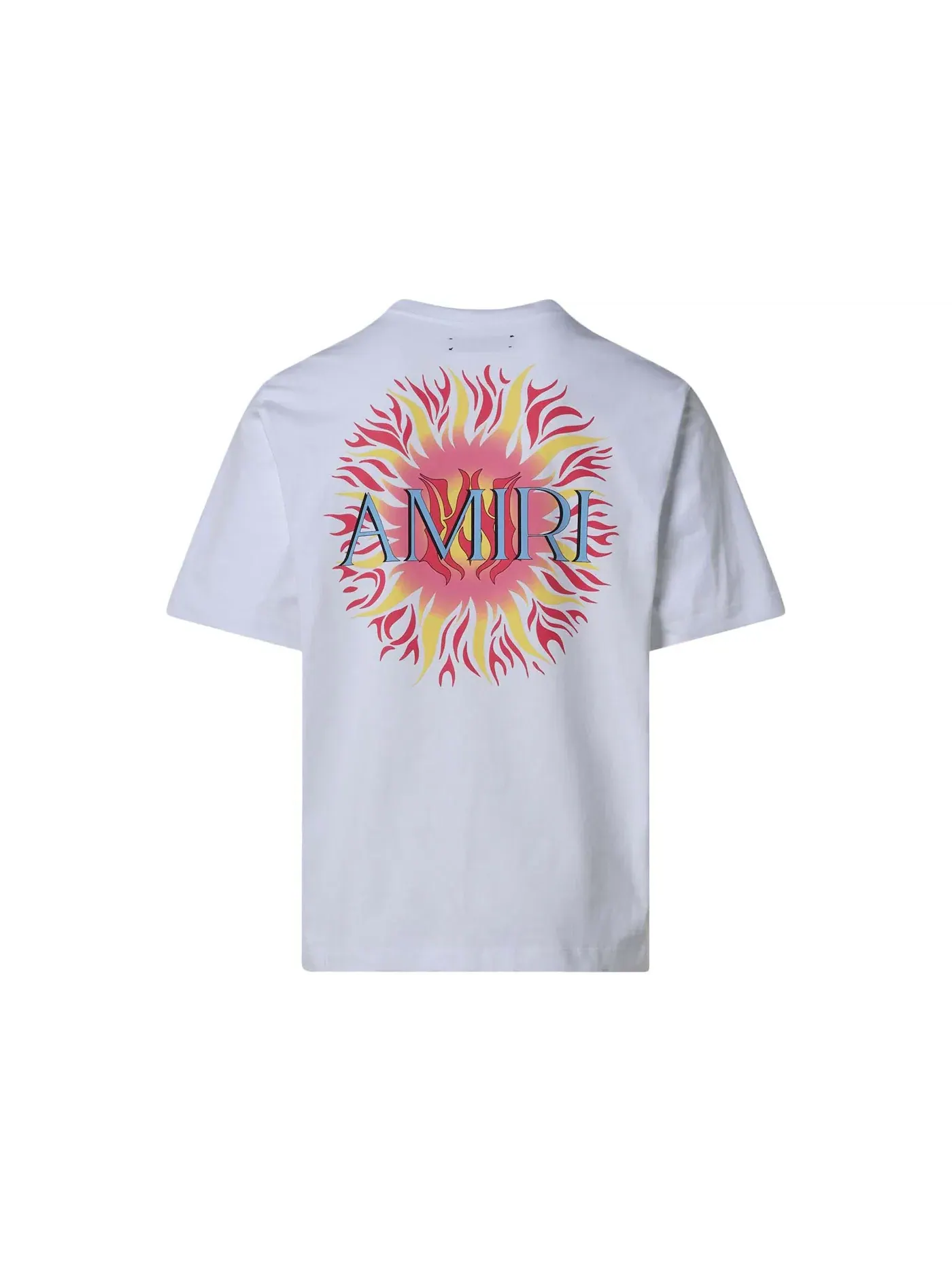 Мужская футболка с принтом Tee AMIRI — изображение 2 из 2, белый красный