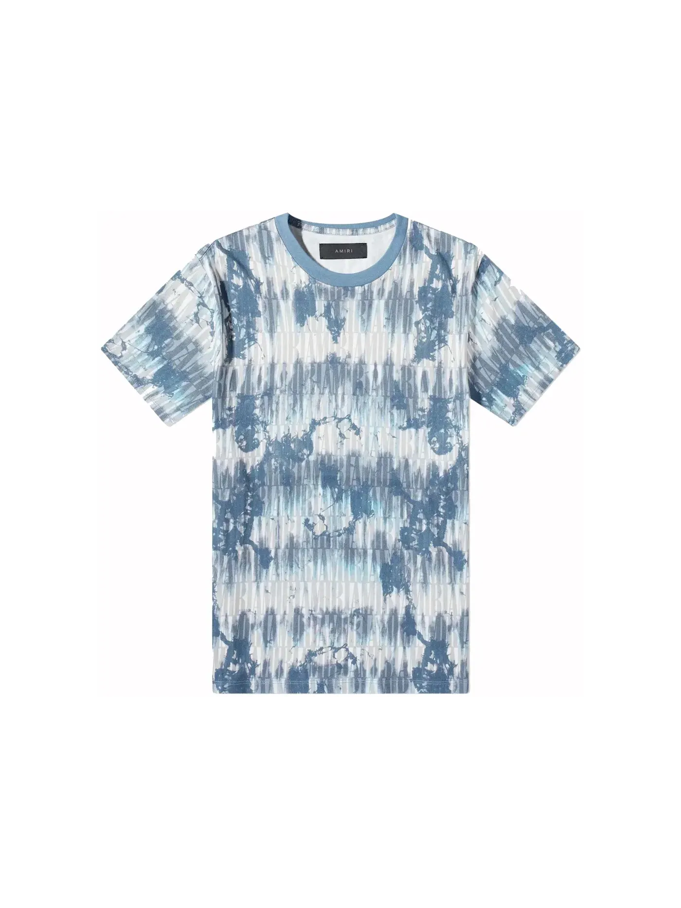 Мужская футболка с принтом AMIRI Tee — изображение 1 из 1, синий