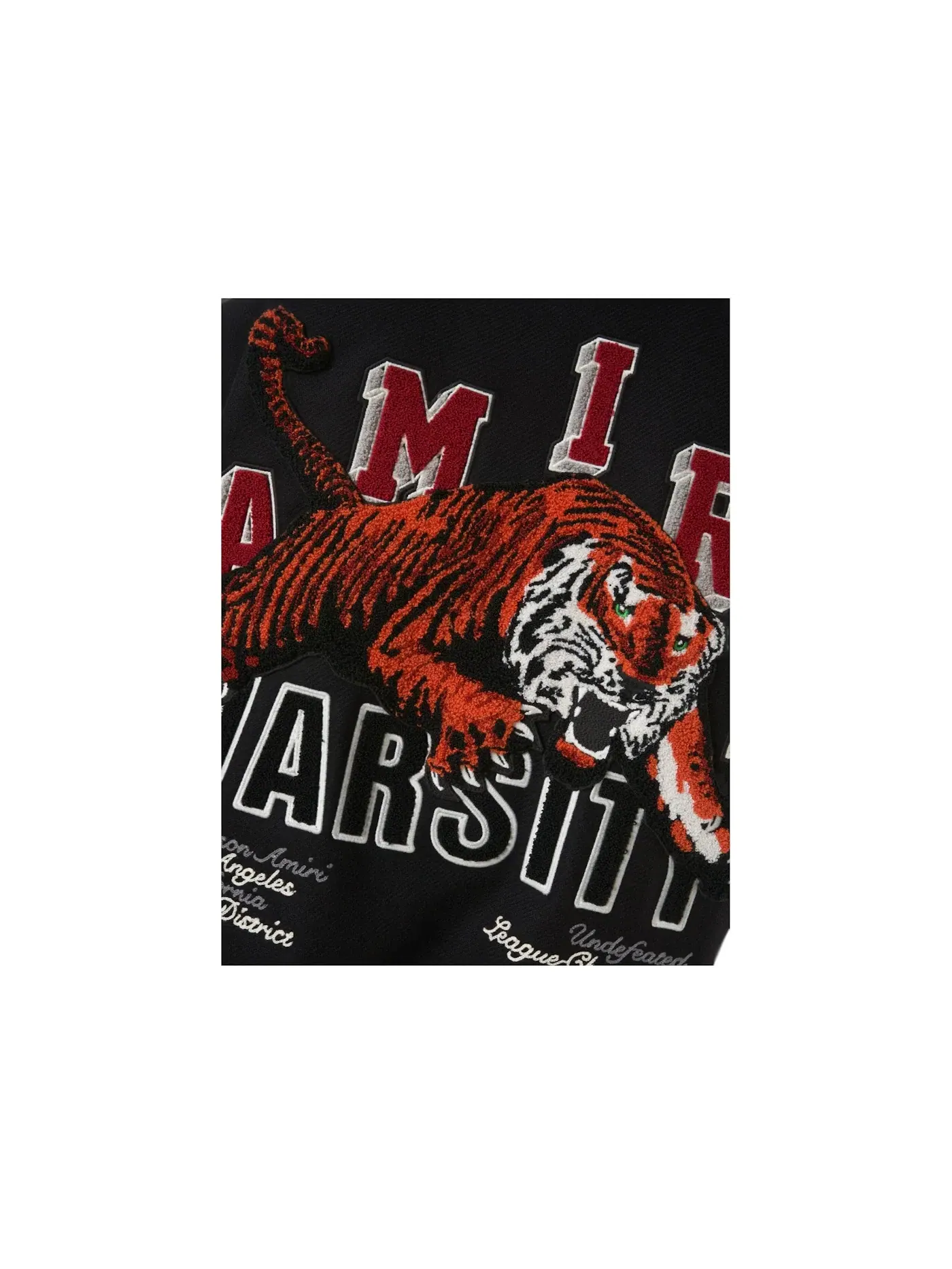 Мужская куртка-вариант с принтом Varsity Jacket AMIRI — изображение 3 из 3, черный