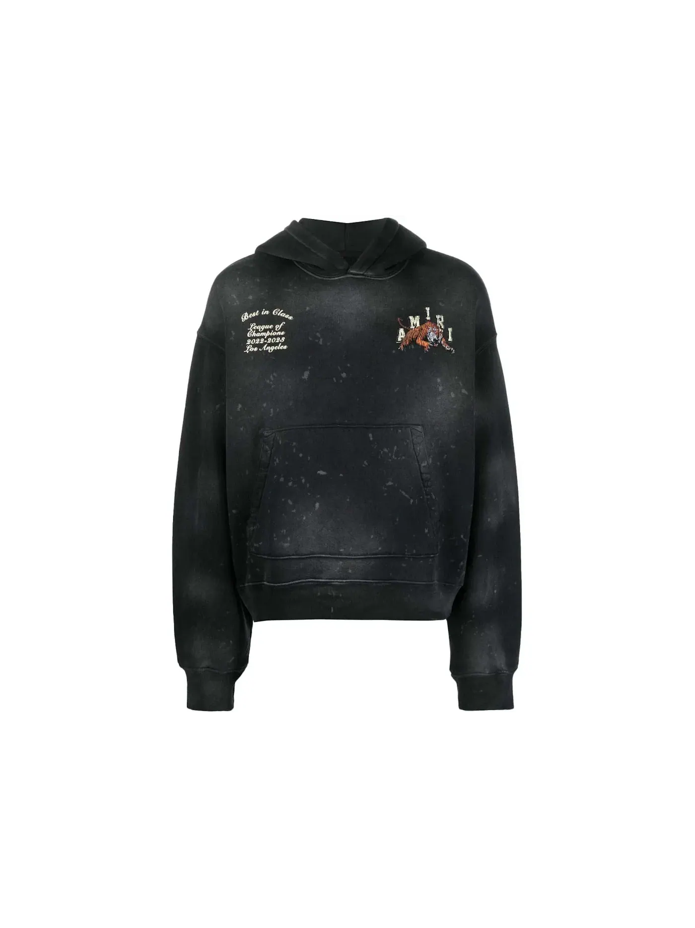 Мужской худи с принтом Vintage Tiger AMIRI — изображение 1 из 1, черный