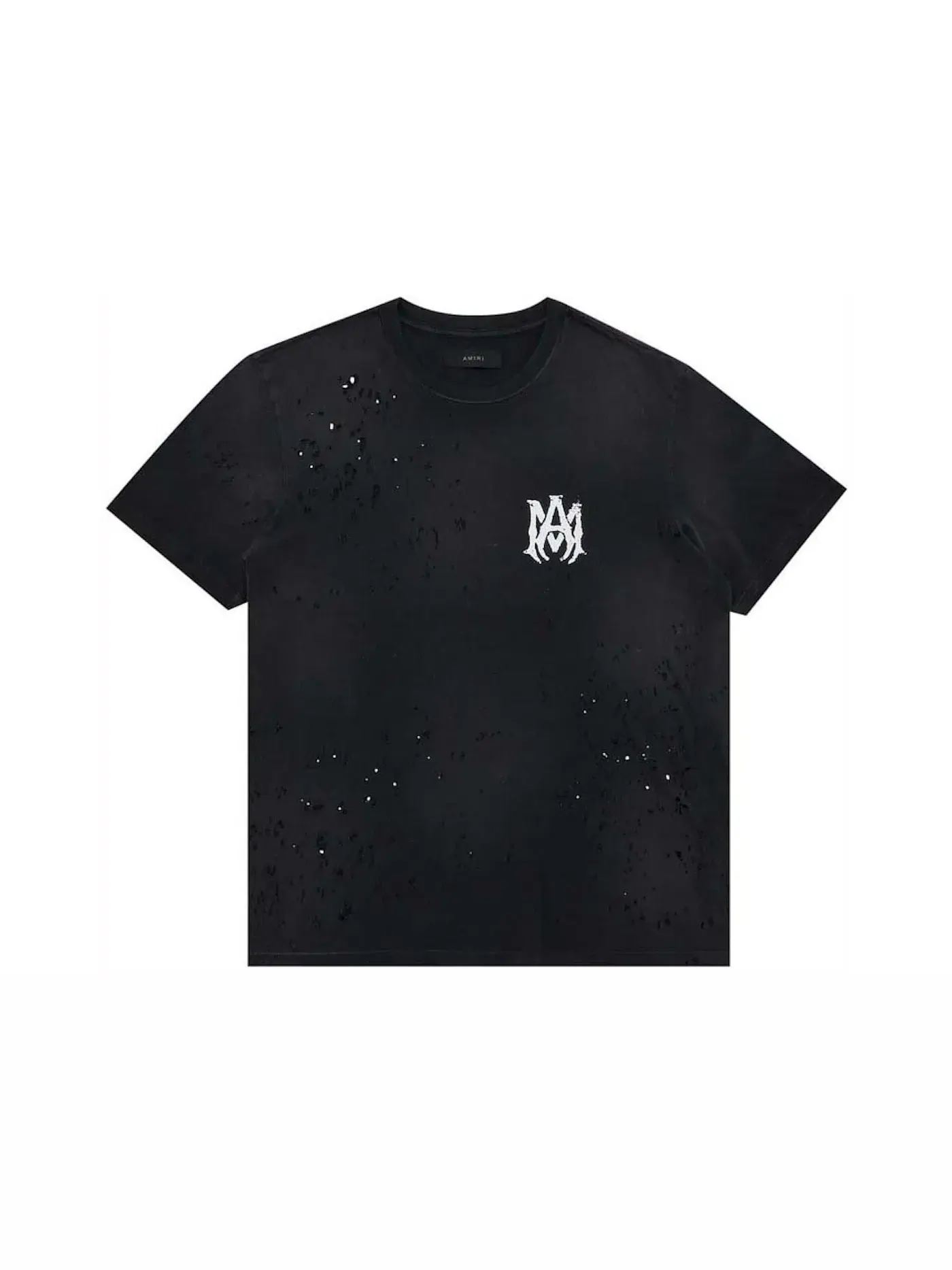 Мужская футболка с принтом AMIRI Tee — изображение 1 из 2, черный