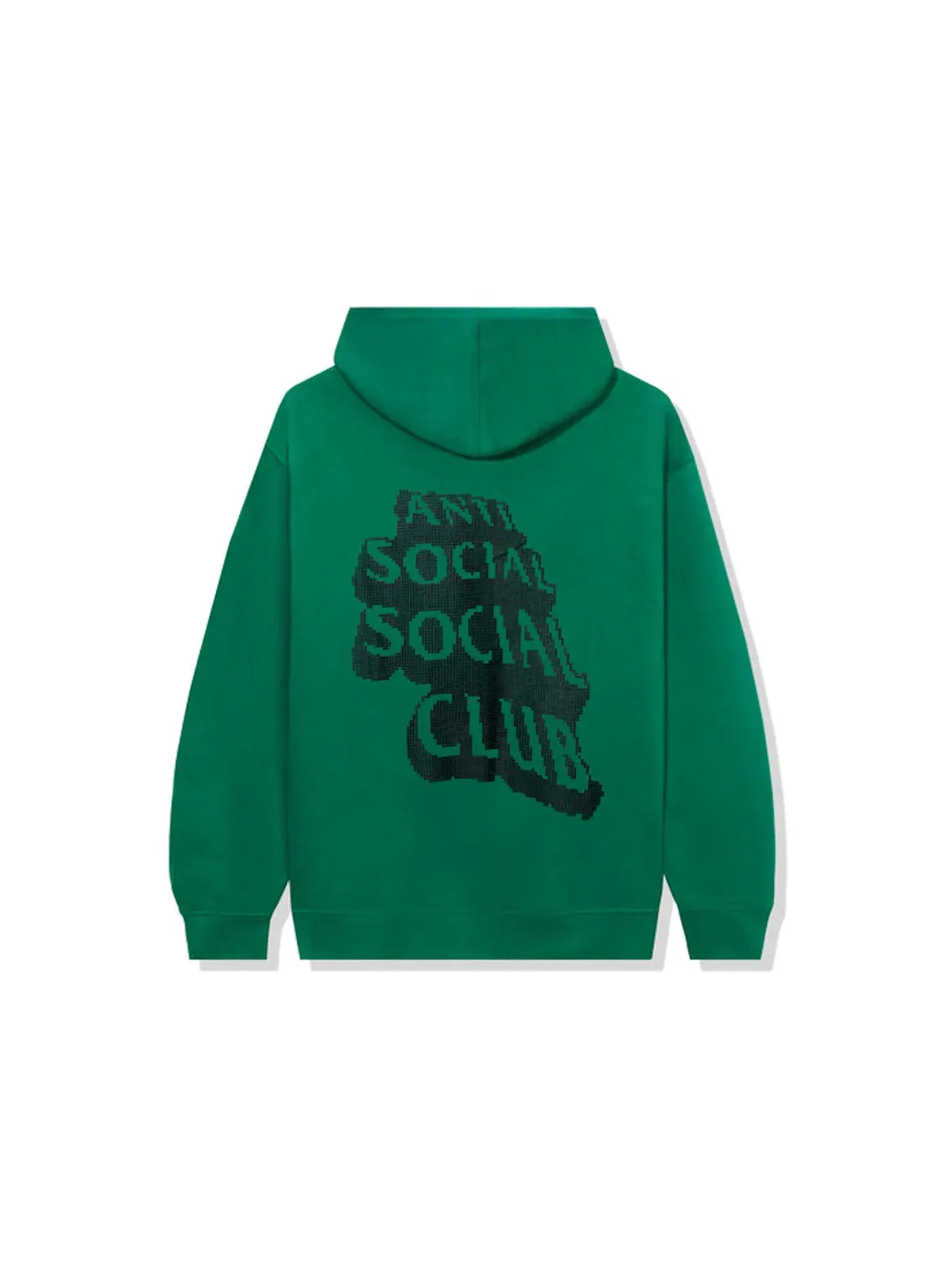 Мужской худи с принтом Anti Social Social Club — изображение 1 из 2, зеленый