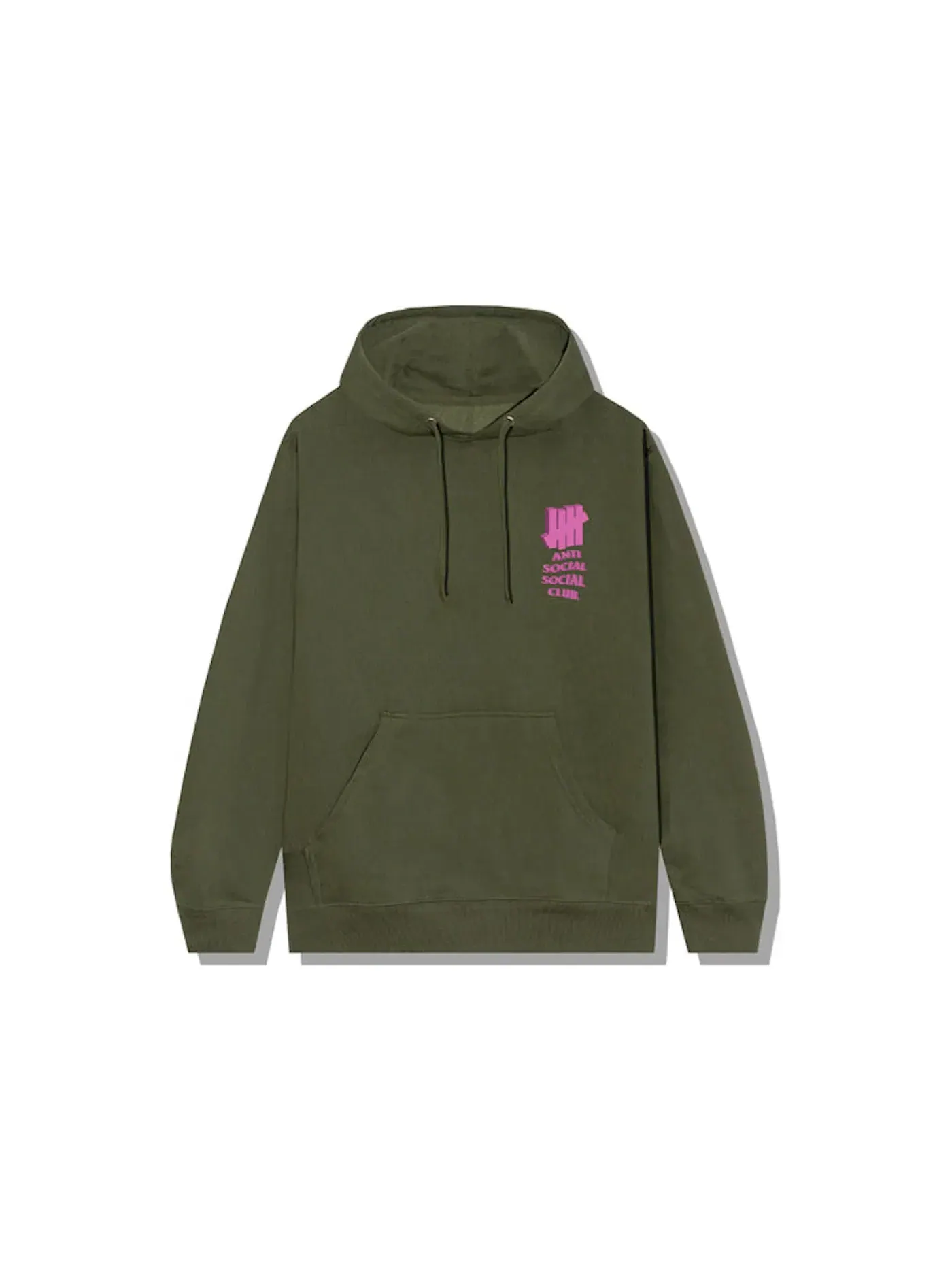 Мужская худи с длинным рукавом Hoodie Anti Social Social Club, Army Heather — изображение 2 из 2