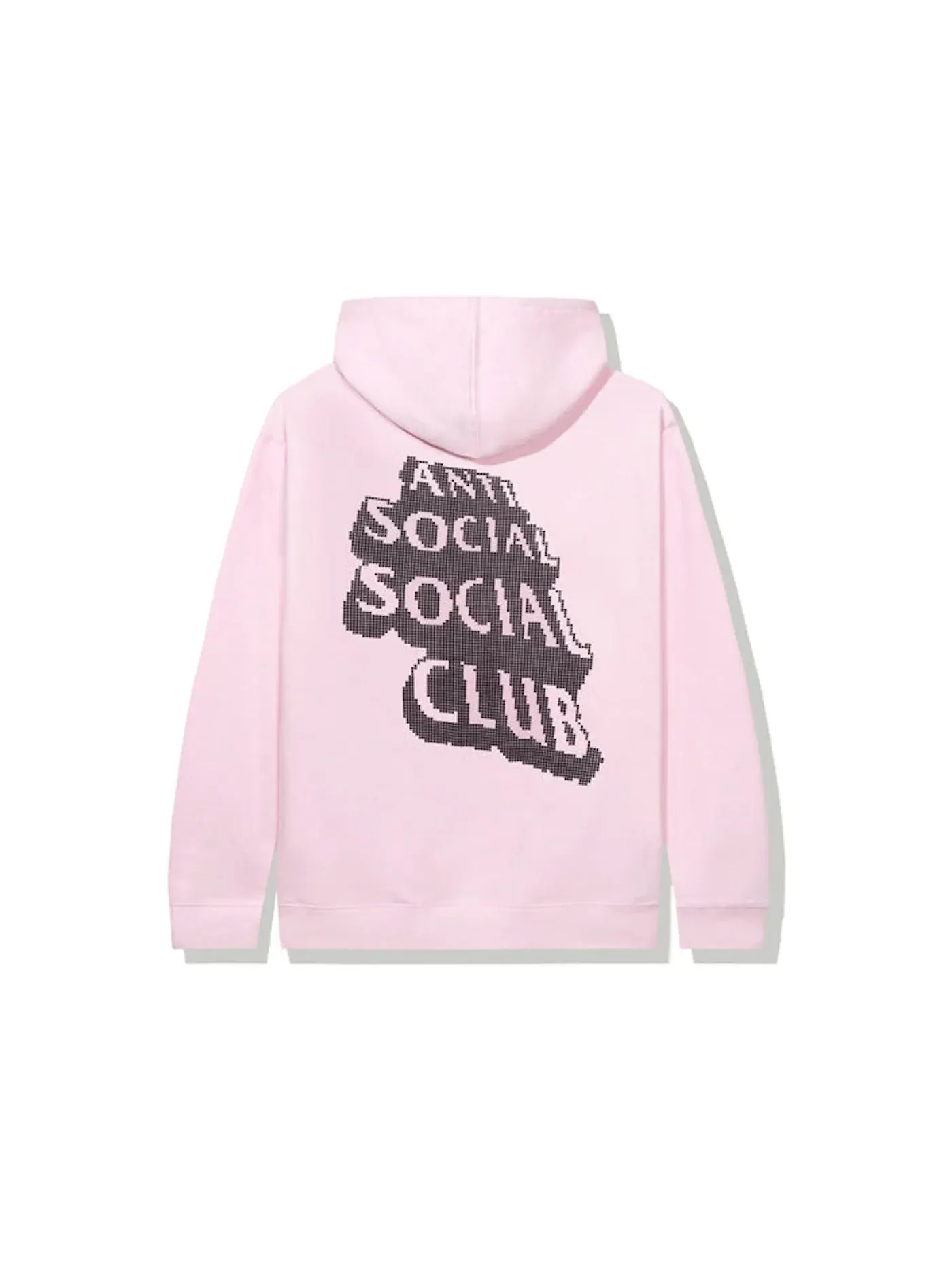 Мужской худи с принтом Anti Social Social Club Hoodie — изображение 1 из 2, розовый