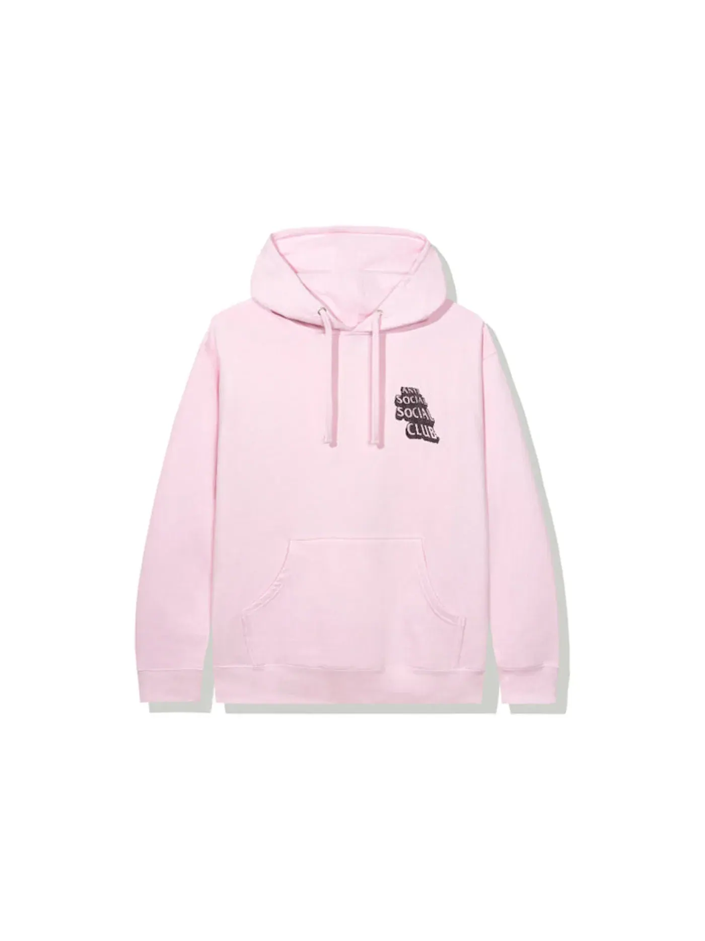 Мужской худи с принтом Anti Social Social Club Hoodie — изображение 2 из 2, розовый