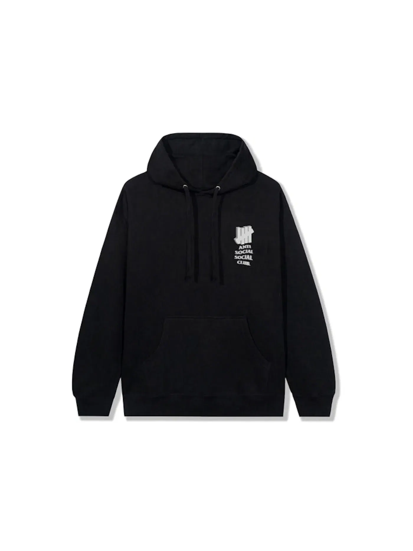 Мужской худи с принтом Anti Social Social Club Hoodie — изображение 2 из 2, черный