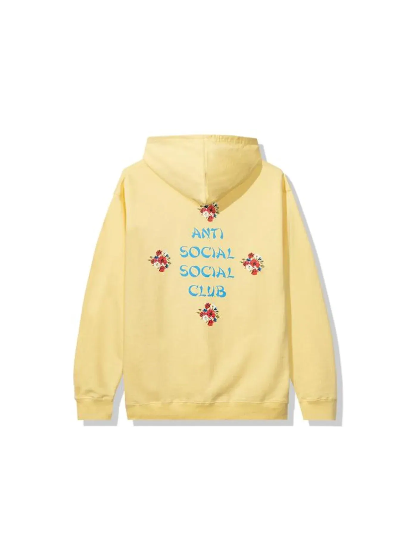 Мужской худи с принтом Anti Social Social Club 2 Much of Heaven — изображение 1 из 2, желтый
