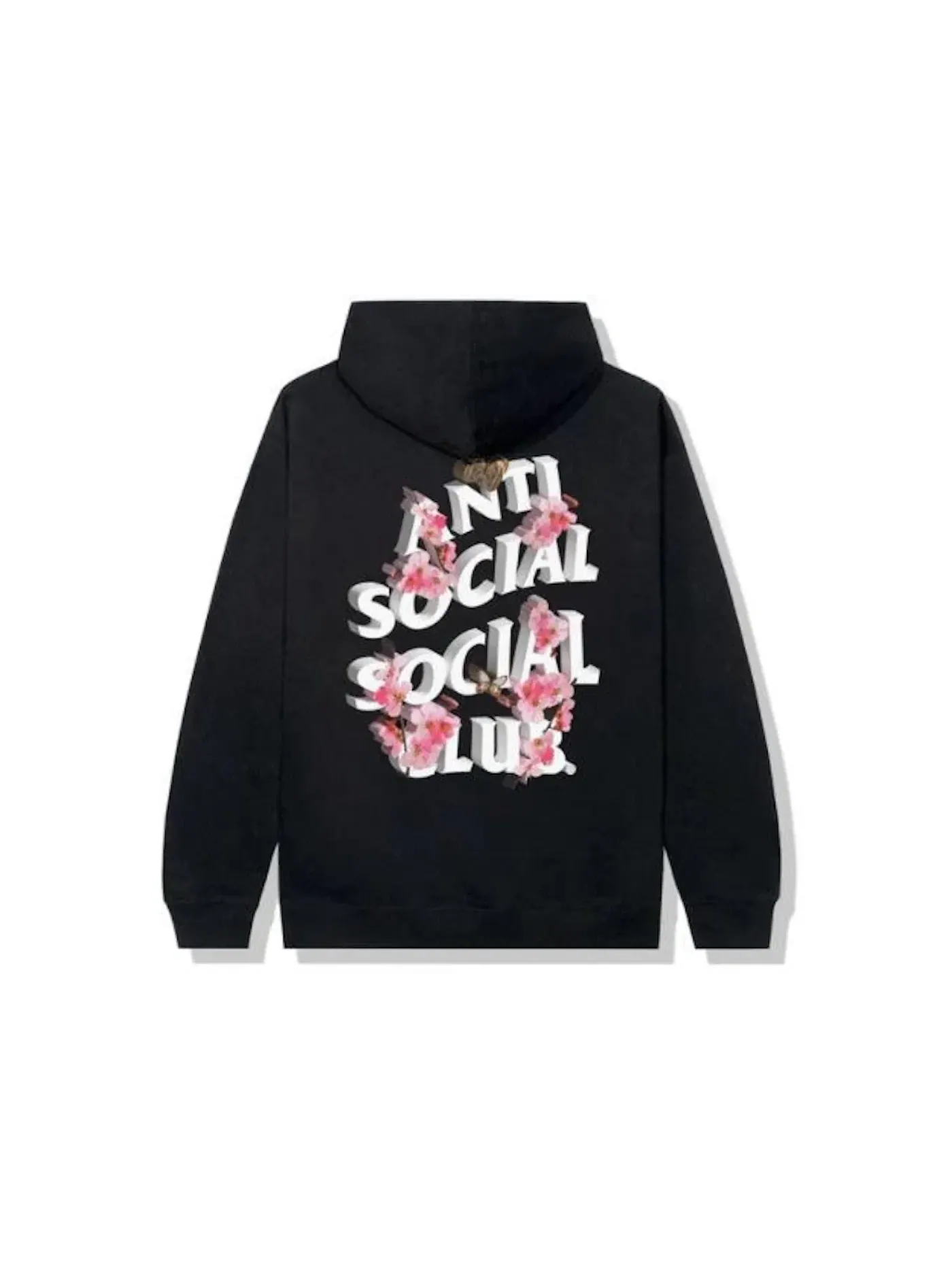 Мужская худи с принтом Anti Social Social Club — изображение 1 из 2, черный
