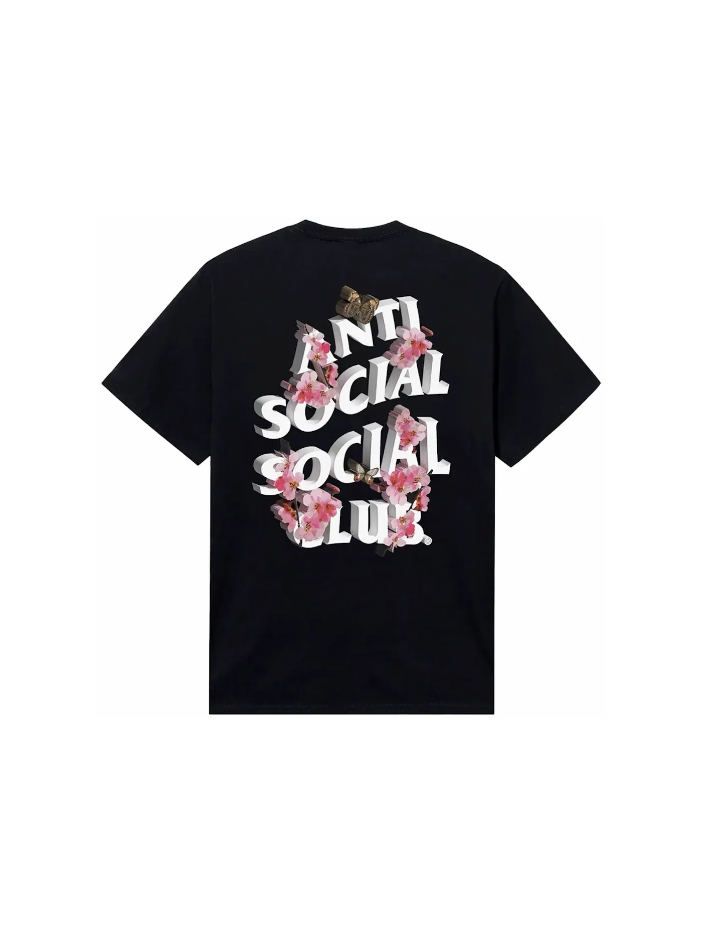 Мужская футболка с принтом 4K Kkoch Tee Anti Social Social Club — изображение 1 из 2, черный