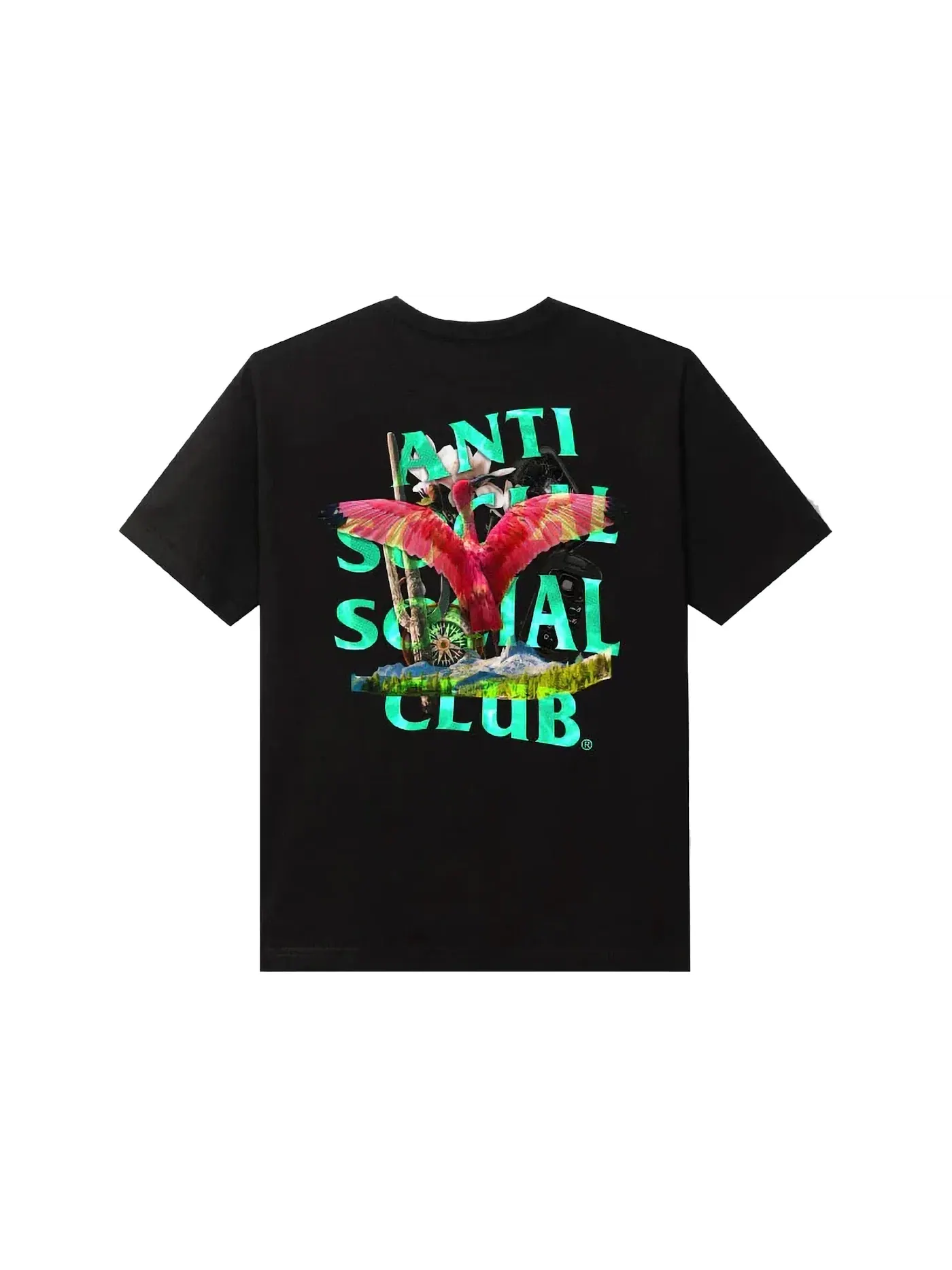 Мужская футболка с принтом Tee Anti Social Social Club — изображение 1 из 1, черный