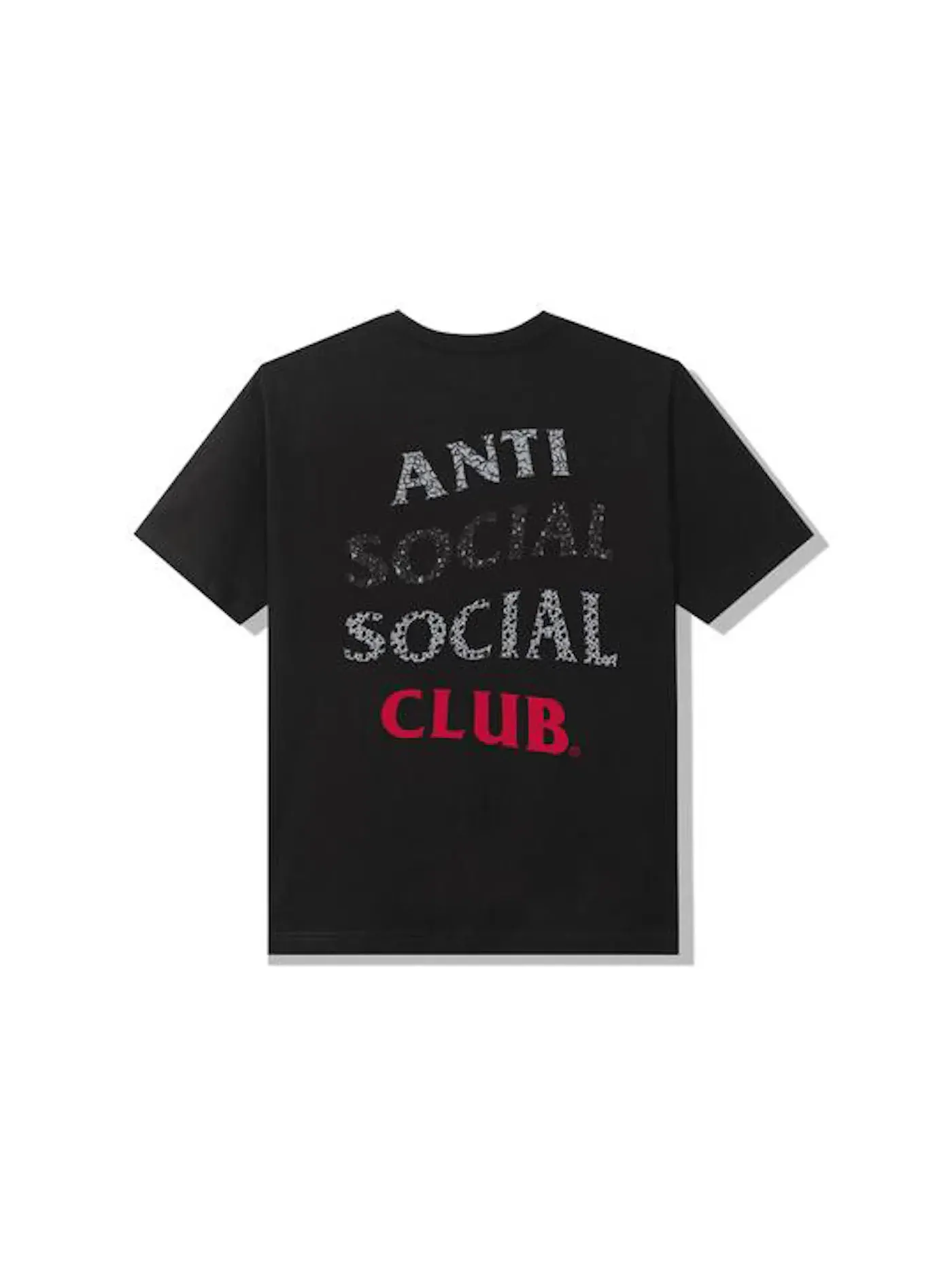 Мужская футболка с принтом 99 Retro IV Tee Anti Social Social Club — изображение 1 из 2, черный