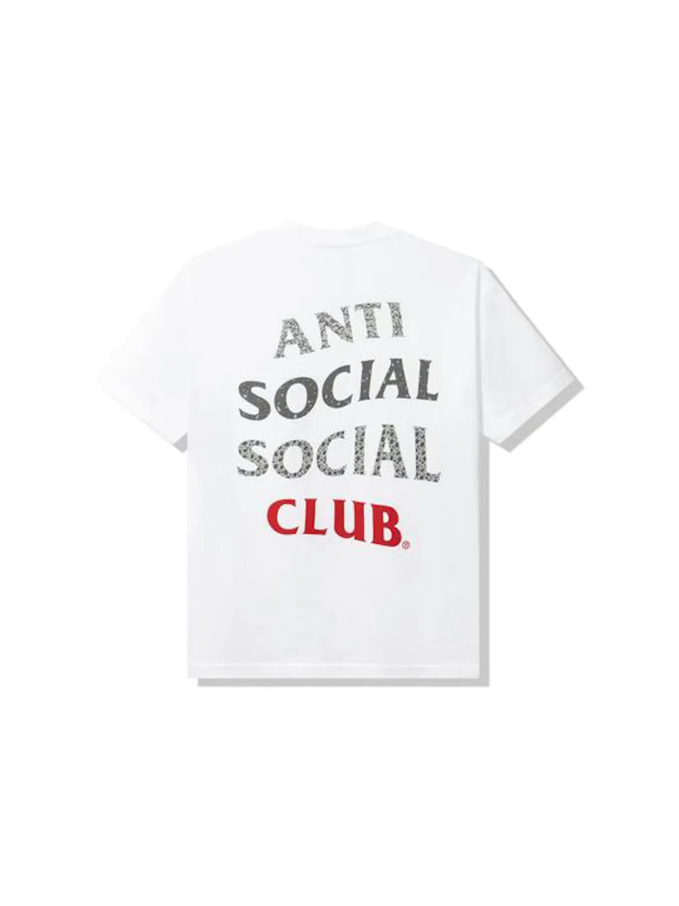 Мужская футболка с принтом Retro IV Anti Social Social Club — изображение 1 из 2, белый