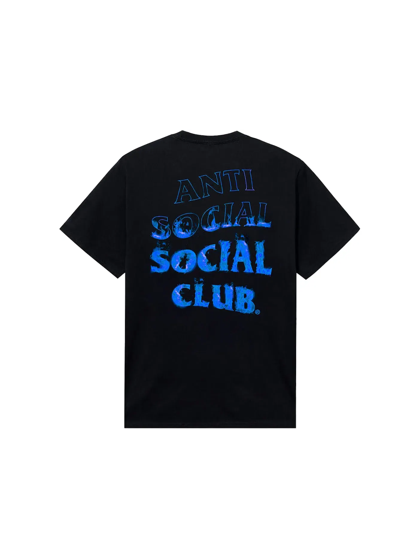 Мужская футболка с принтом Anti Social Social Club Tee FW23 — изображение 1 из 1, черный