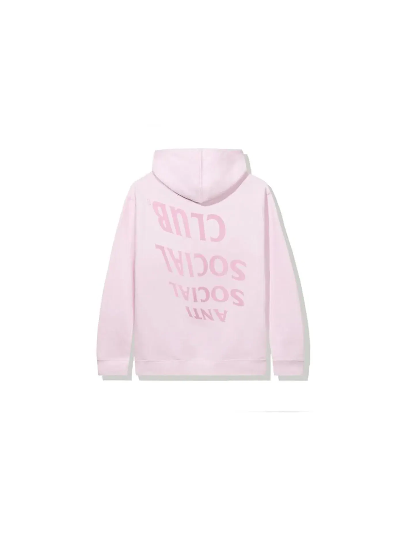 Мужской худи с принтом Anti Social Social Club Hoodie — изображение 1 из 2, розовый