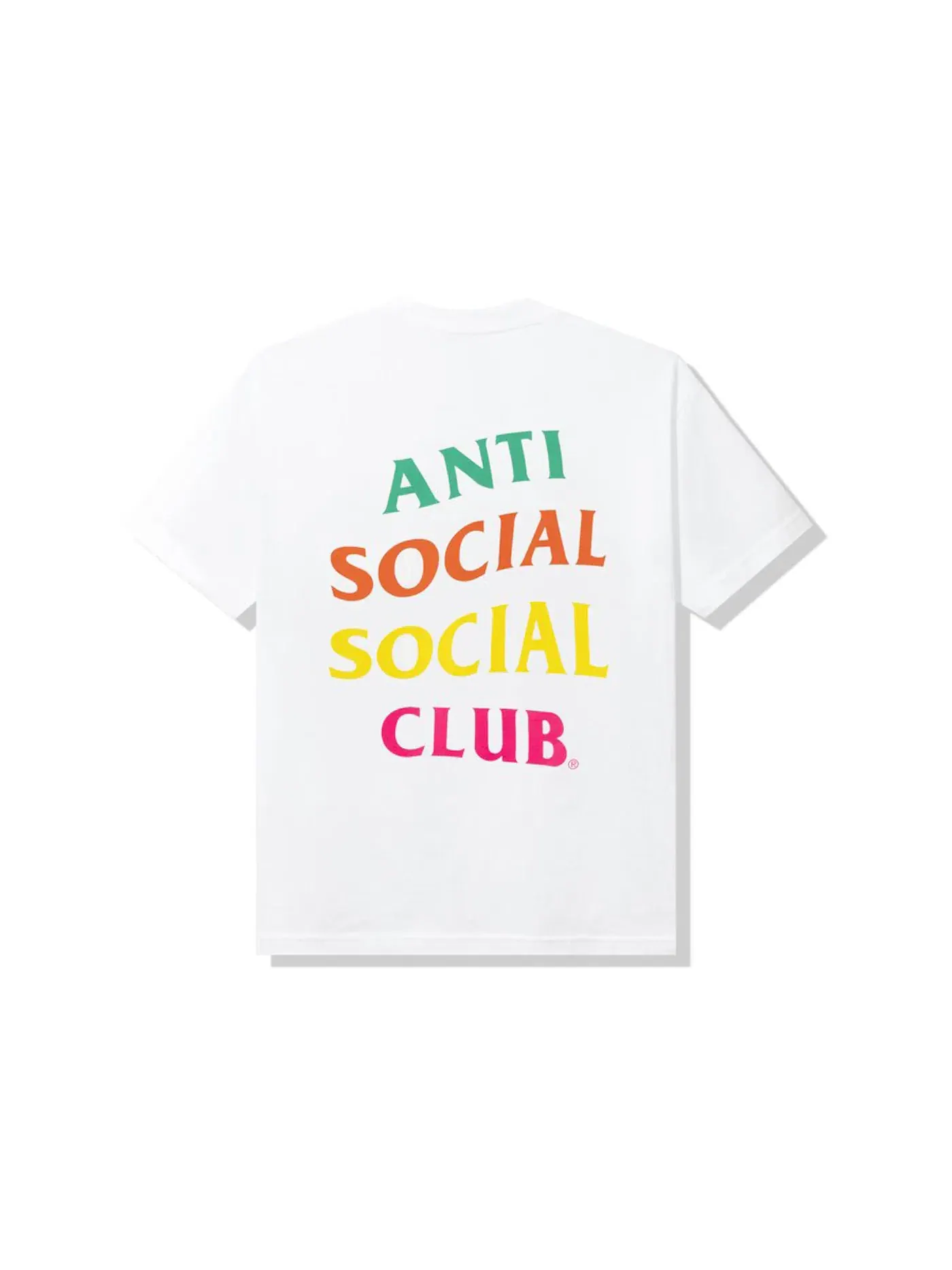 Мужская футболка с принтом Tee Anti Social Social Club — изображение 2 из 2, белый