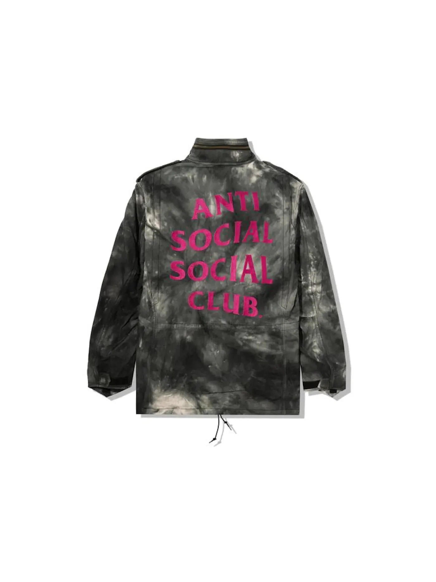 Мужская куртка M-65 с принтом Tie Dye Anti Social Social Club — изображение 1 из 2, черный