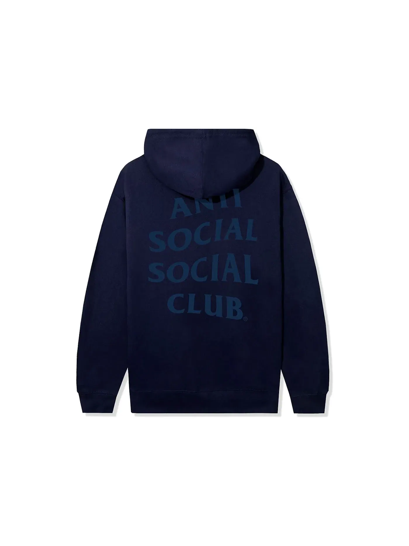 Мужской худи с принтом Analogous Anti Social Social Club — изображение 1 из 2, темно-синий