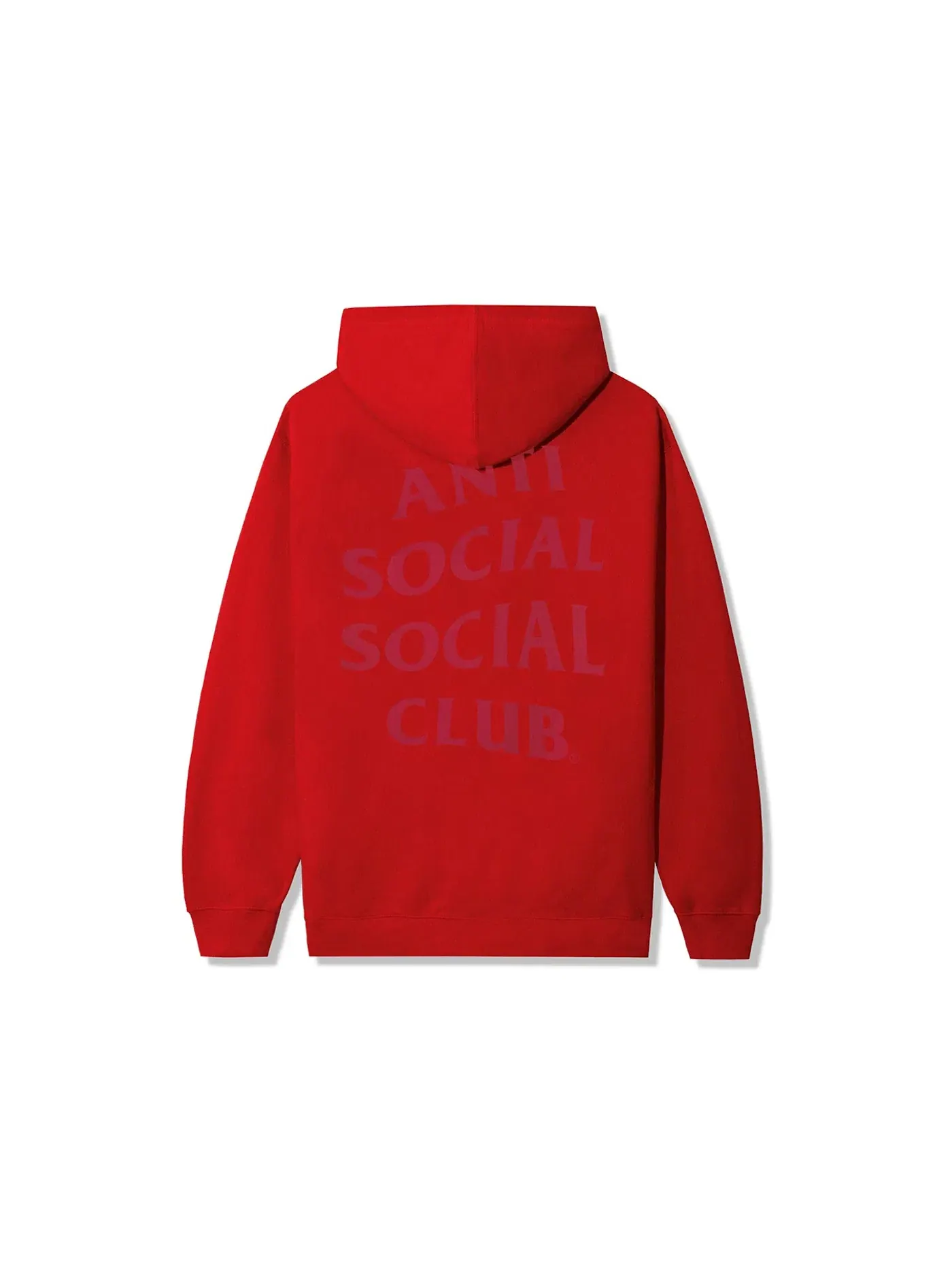 Мужской худи с принтом Anti Social Social Club Analogous — изображение 1 из 2, красный