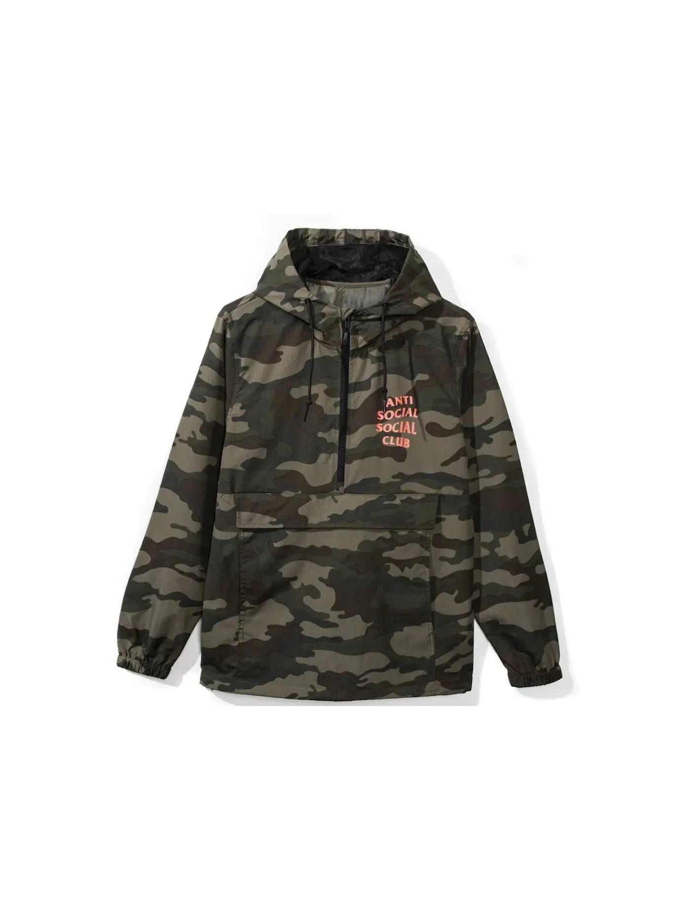 Мужская анорак-куртка с камуфляжным принтом Jacket Anti Social Social Club — изображение 1 из 1