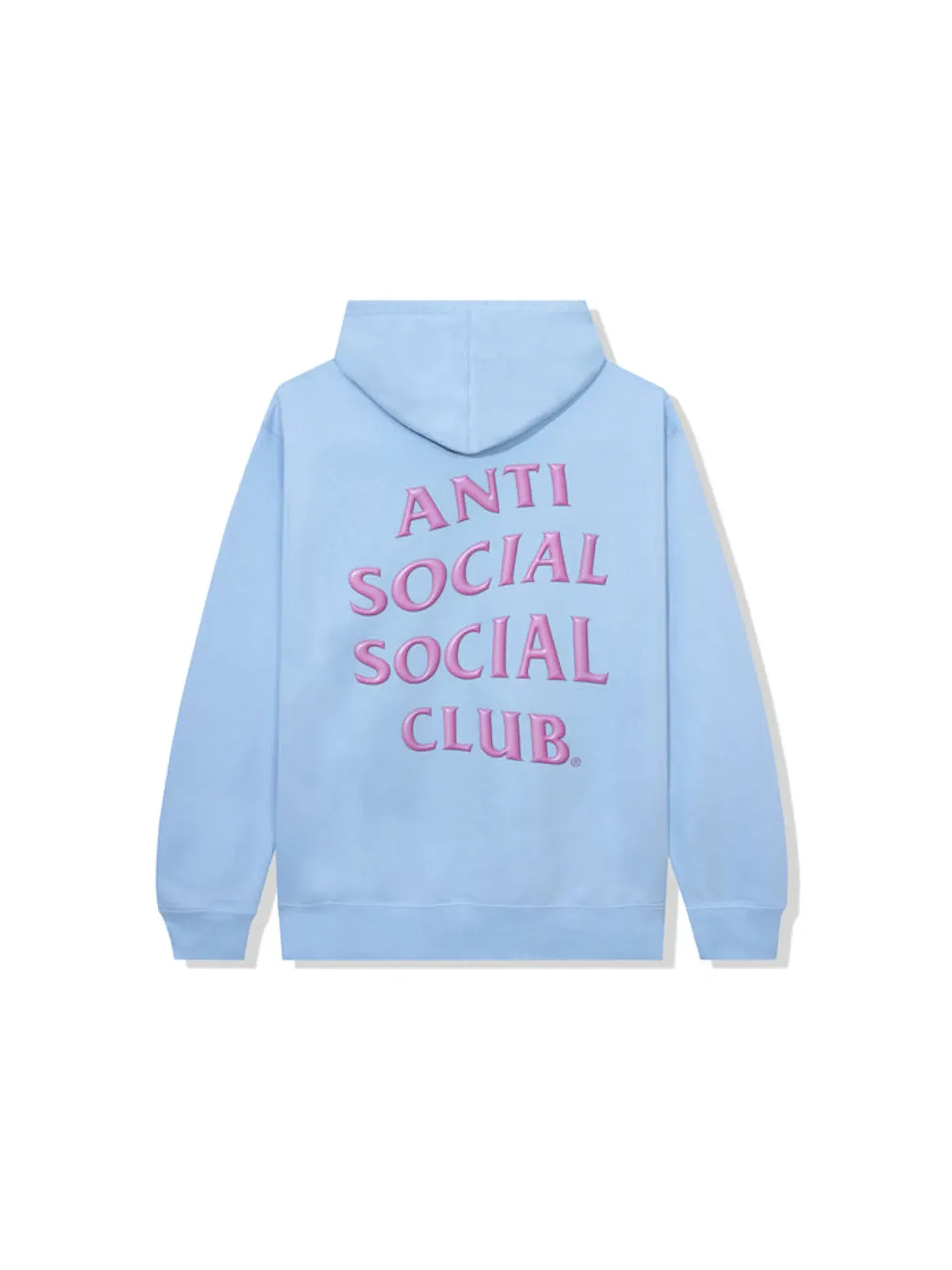 Мужская худи с принтом Anti Everything Club Anti Social Social Club — изображение 2 из 2, синий