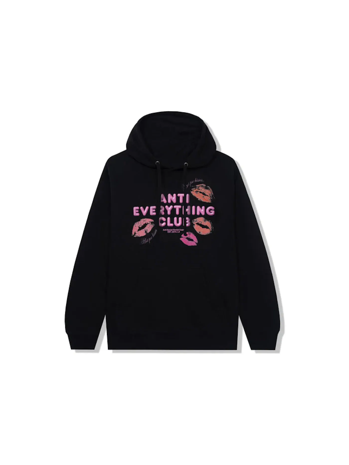 Мужской худи с принтом Anti Everything Club Anti Social Social Club — изображение 1 из 2, черный