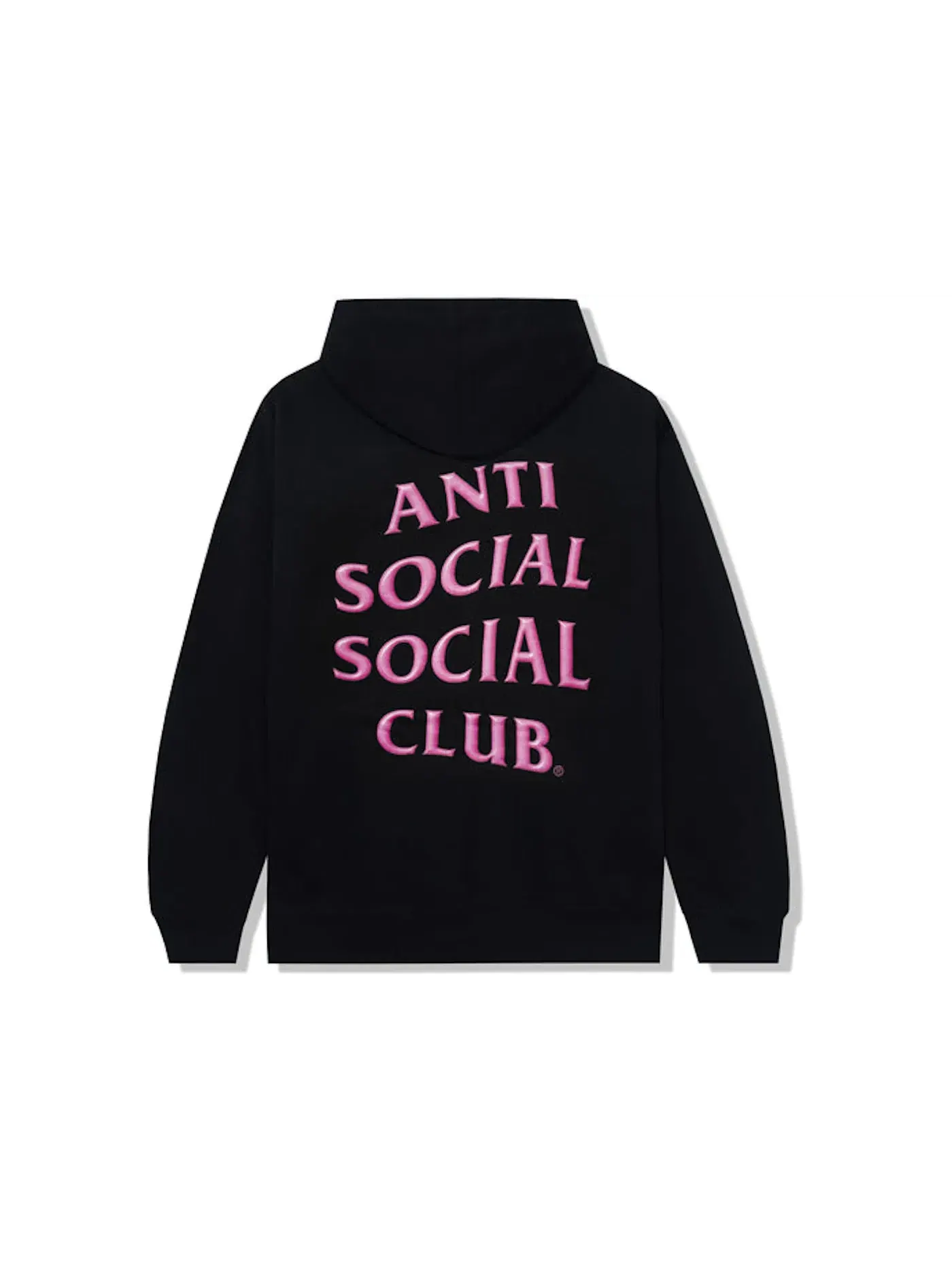 Мужской худи с принтом Anti Everything Club Anti Social Social Club — изображение 2 из 2, черный