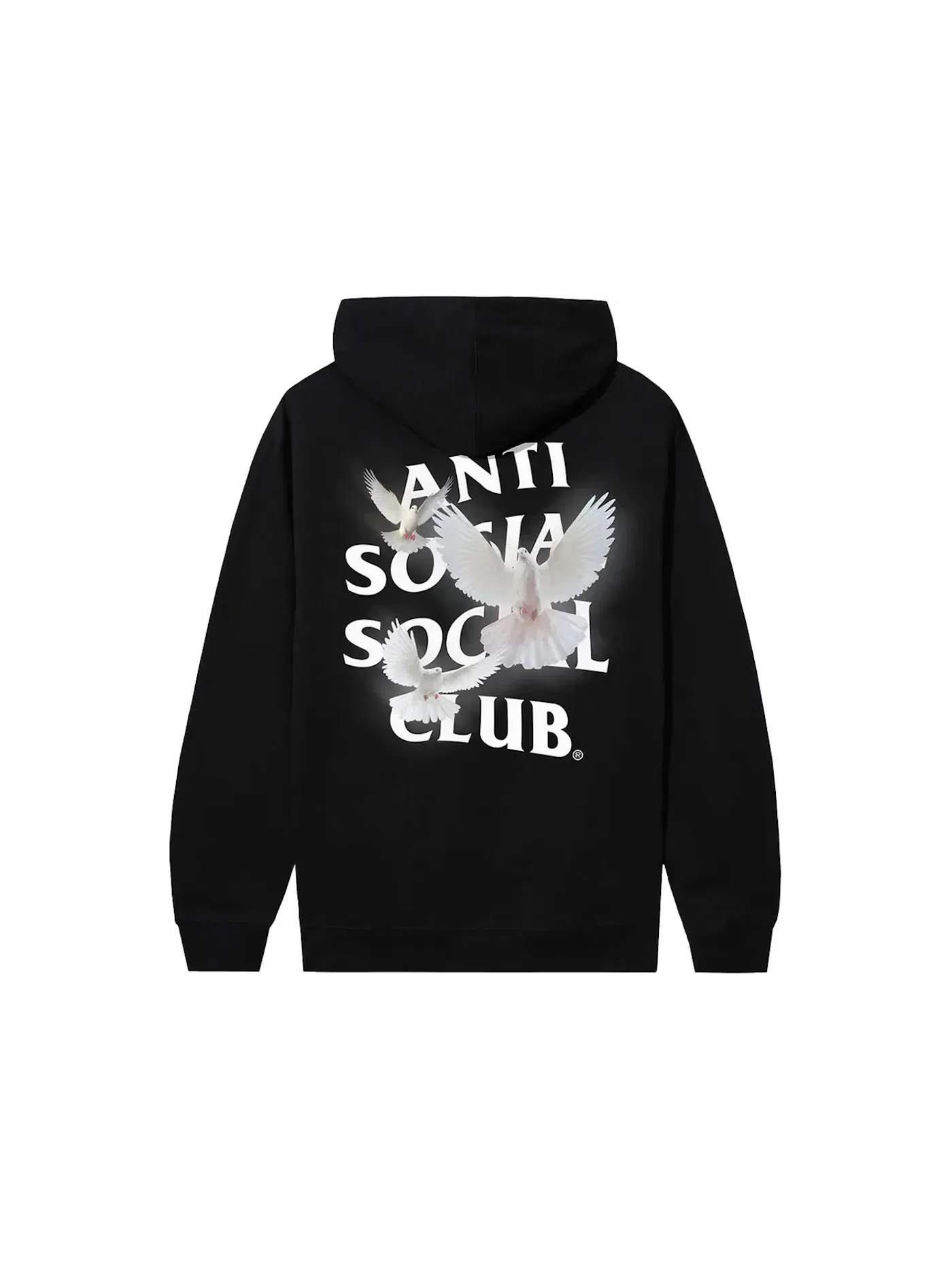Мужской худи Appreciate Life Anti Social Social Club — изображение 1 из 2, черный