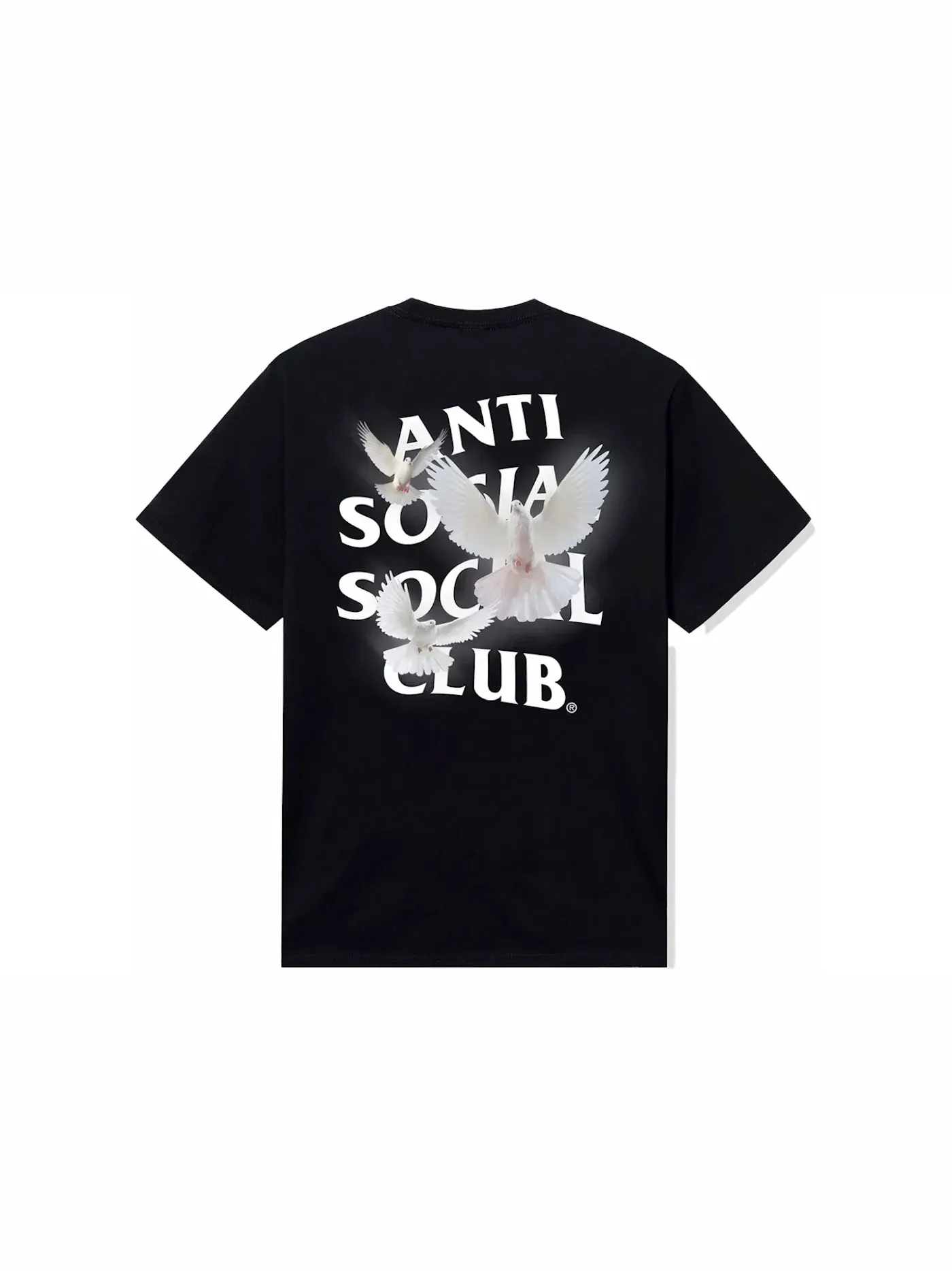 Мужская футболка с принтом Anti Social Social Club Tee — изображение 1 из 2, черный