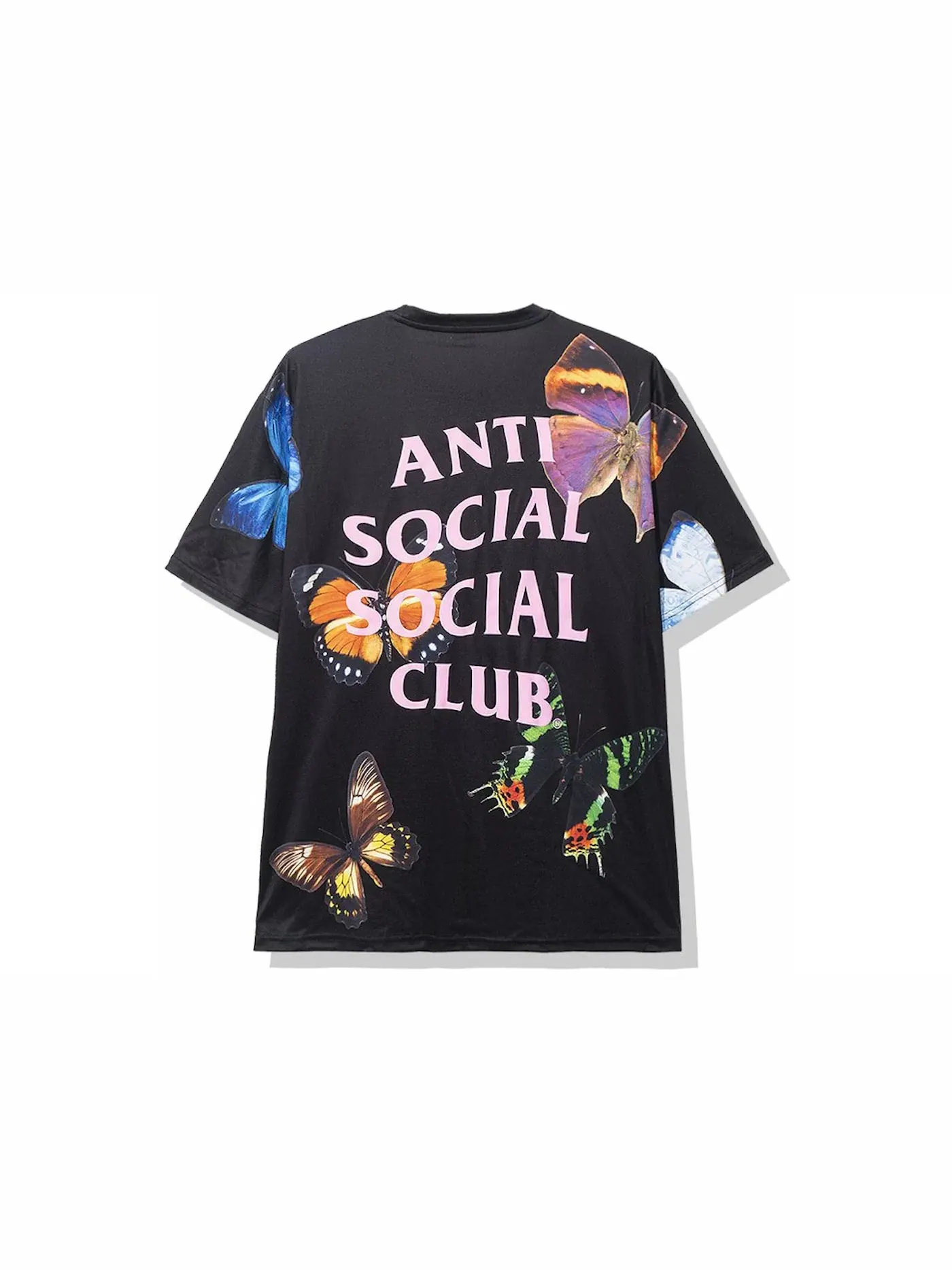 Мужская футболка с принтом Anti Social Social Club Tee — изображение 1 из 2, черный