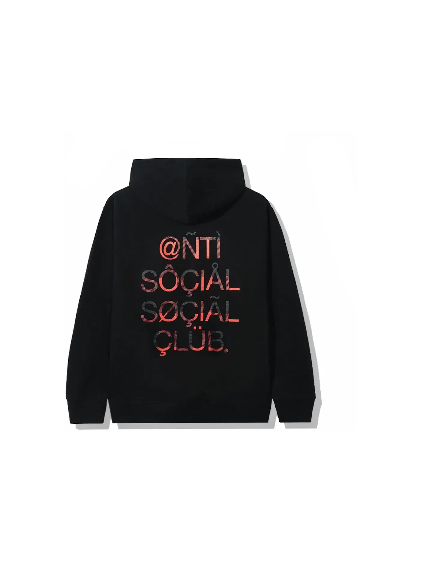 Мужской худи с принтом Anti Social Social Club Hoodie — изображение 1 из 2, черный