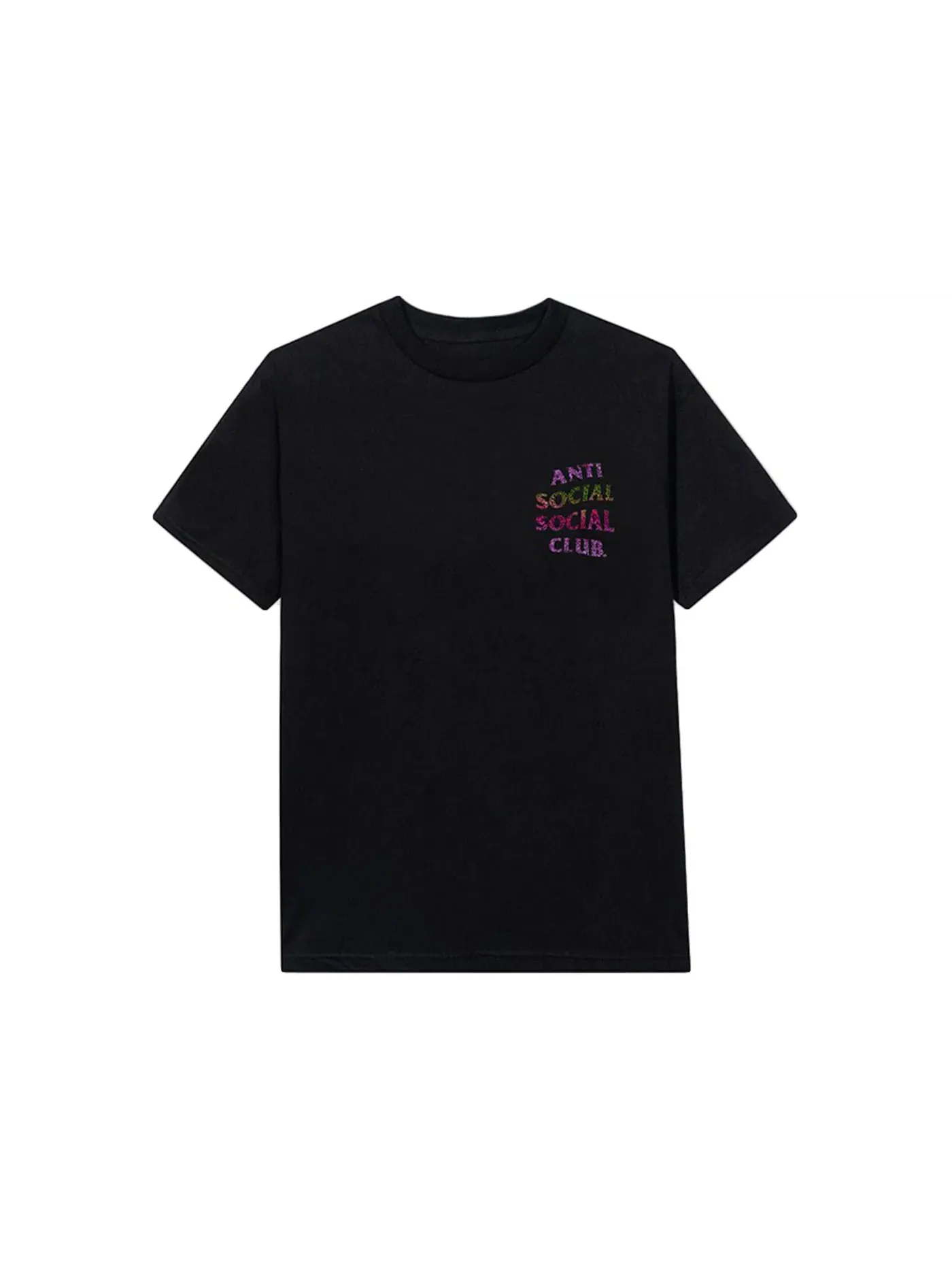 Мужская футболка с принтом Anti Social Social Club Assclubtronic T-shirt — изображение 2 из 2, черный