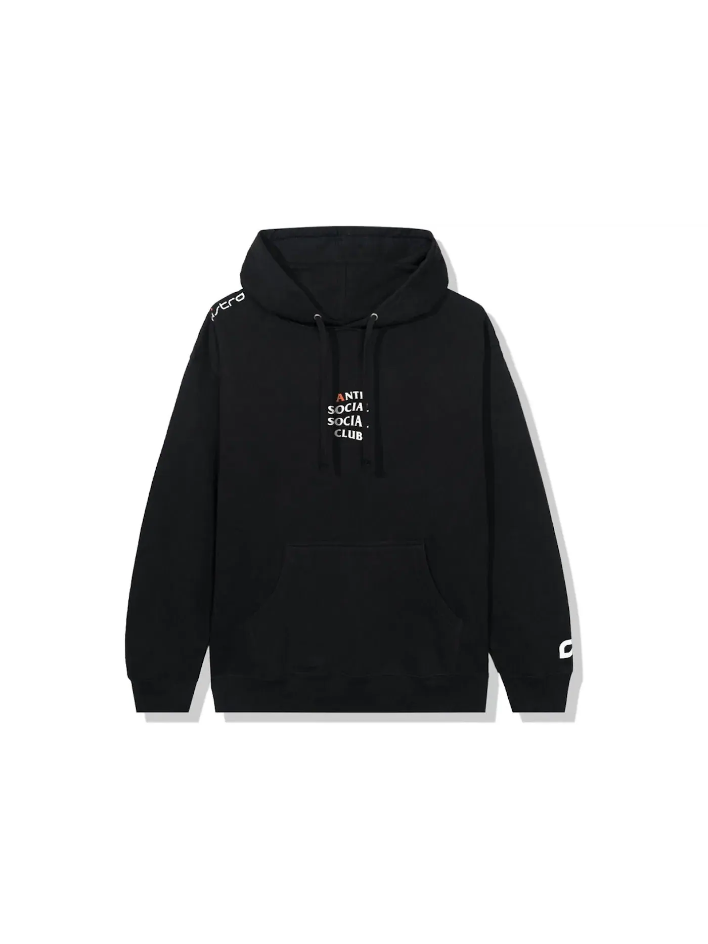 Мужская худи с принтом Astro Gaming Hoodie Anti Social Social Club — изображение 2 из 2, черный