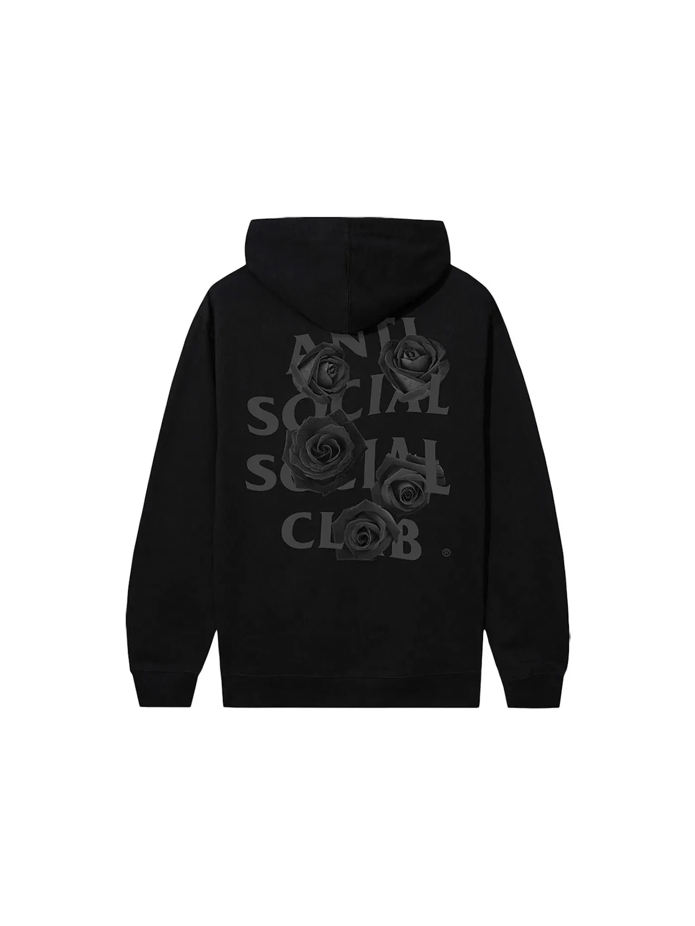 Мужское худи с длинным рукавом Anti Social Social Club Bat Emoji FF Hoodie — изображение 1 из 2, черный