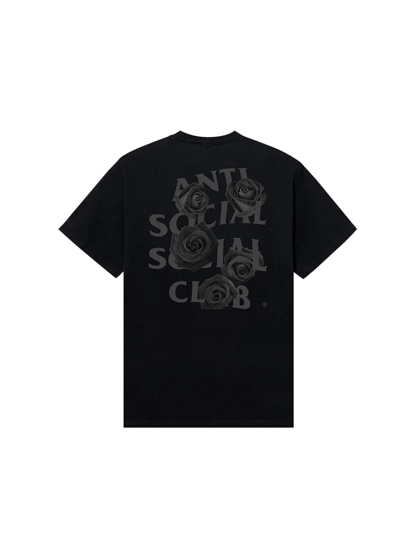 Мужская футболка с принтом Anti Social Social Club Tee — изображение 1 из 2, черный