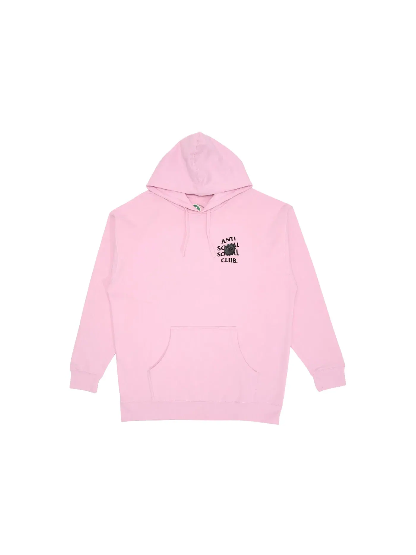 Мужской худи с принтом Anti Social Social Club Hoodie — изображение 1 из 2, розовый