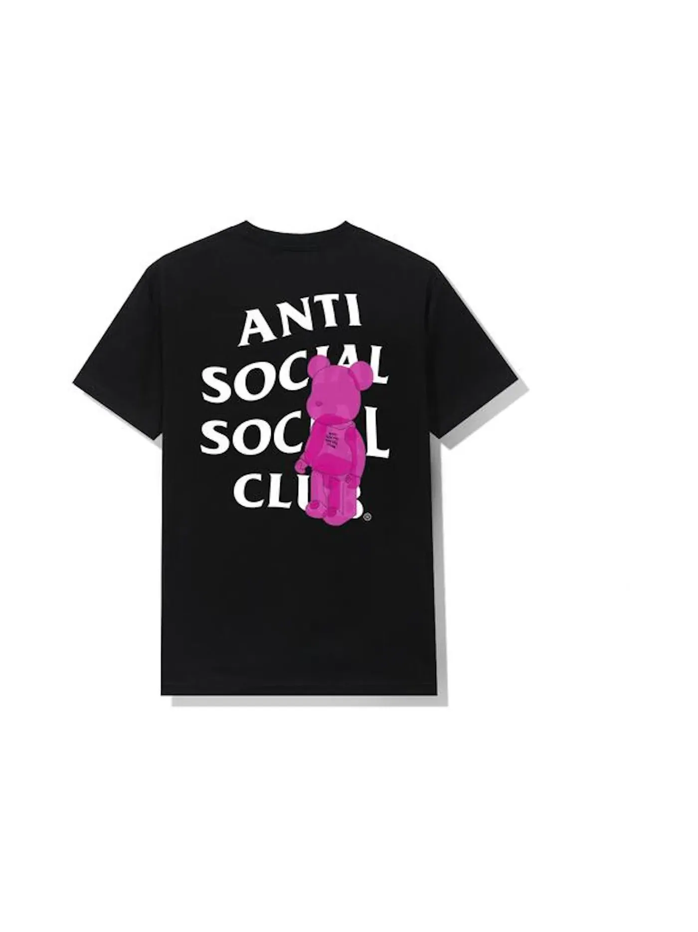 Мужская футболка с принтом Anti Social Social Club Tee — изображение 1 из 2, черный