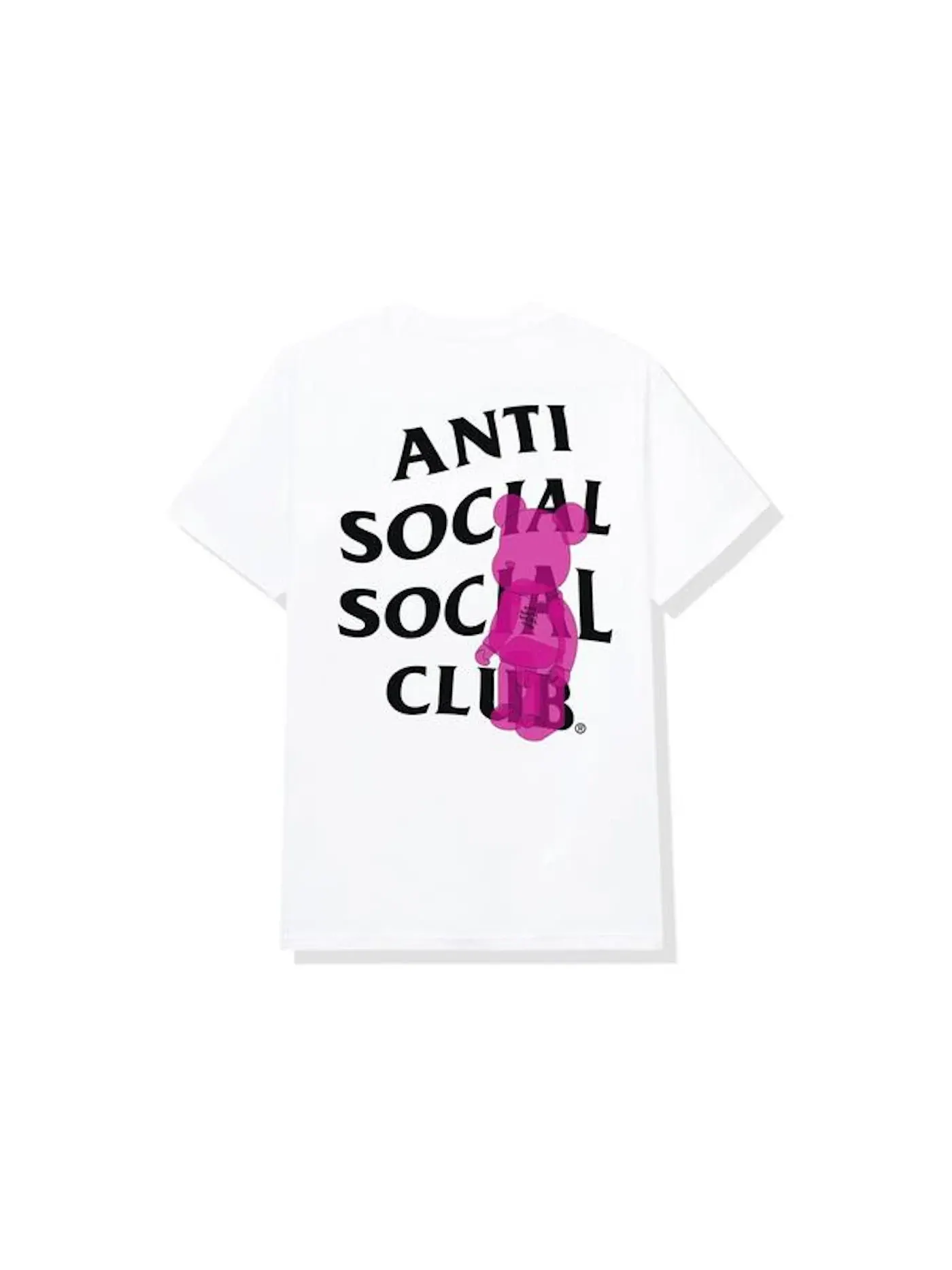 Мужская футболка с принтом Anti Social Social Club Tee — изображение 1 из 2, белый