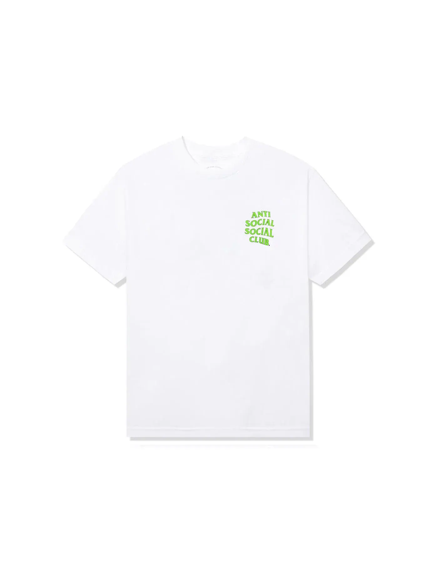 Мужская футболка с принтом Anti Social Social Club Tee — изображение 2 из 2, белый
