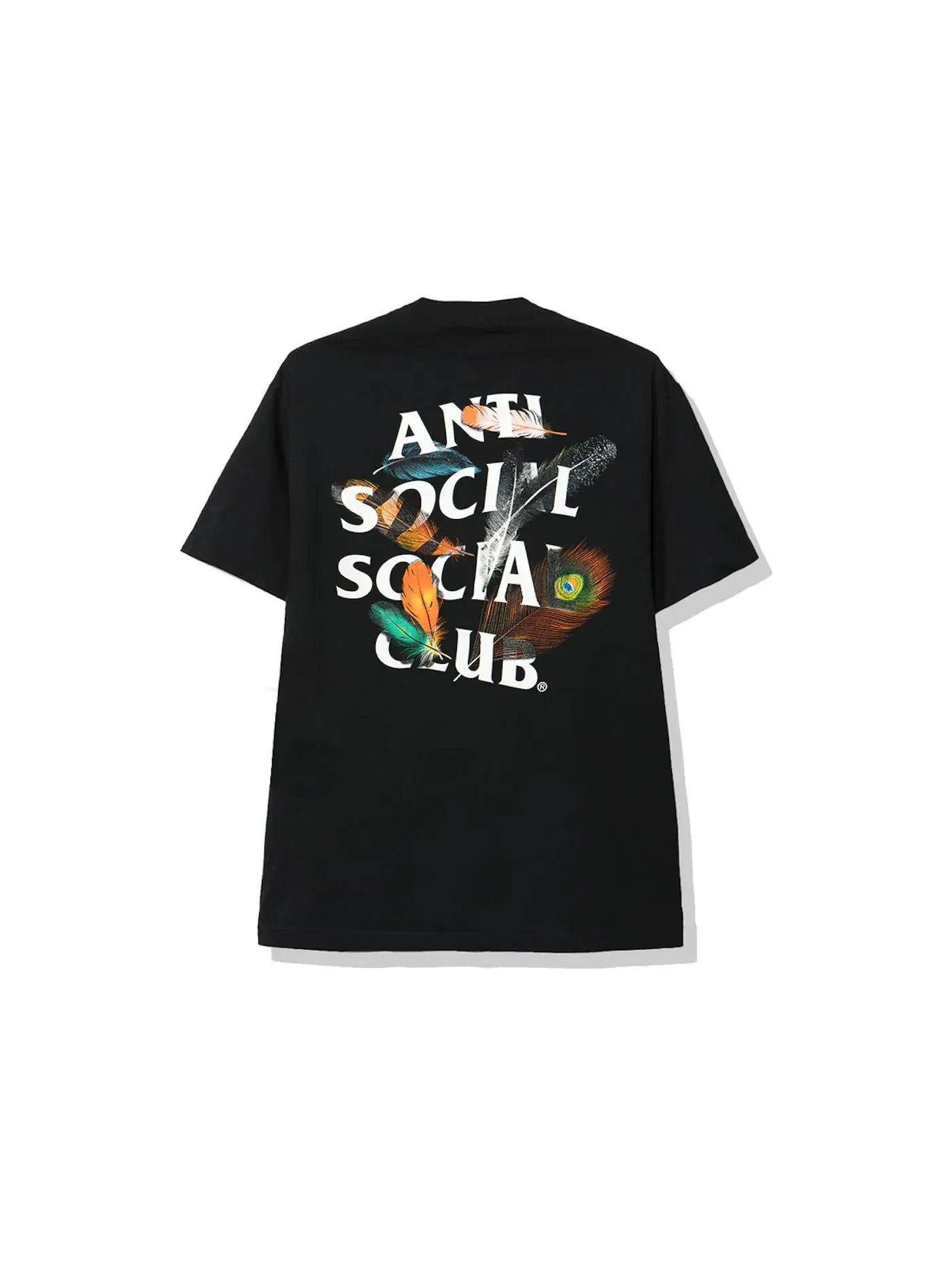 Мужская футболка с принтом Anti Social Social Club Tee — изображение 1 из 2, черный