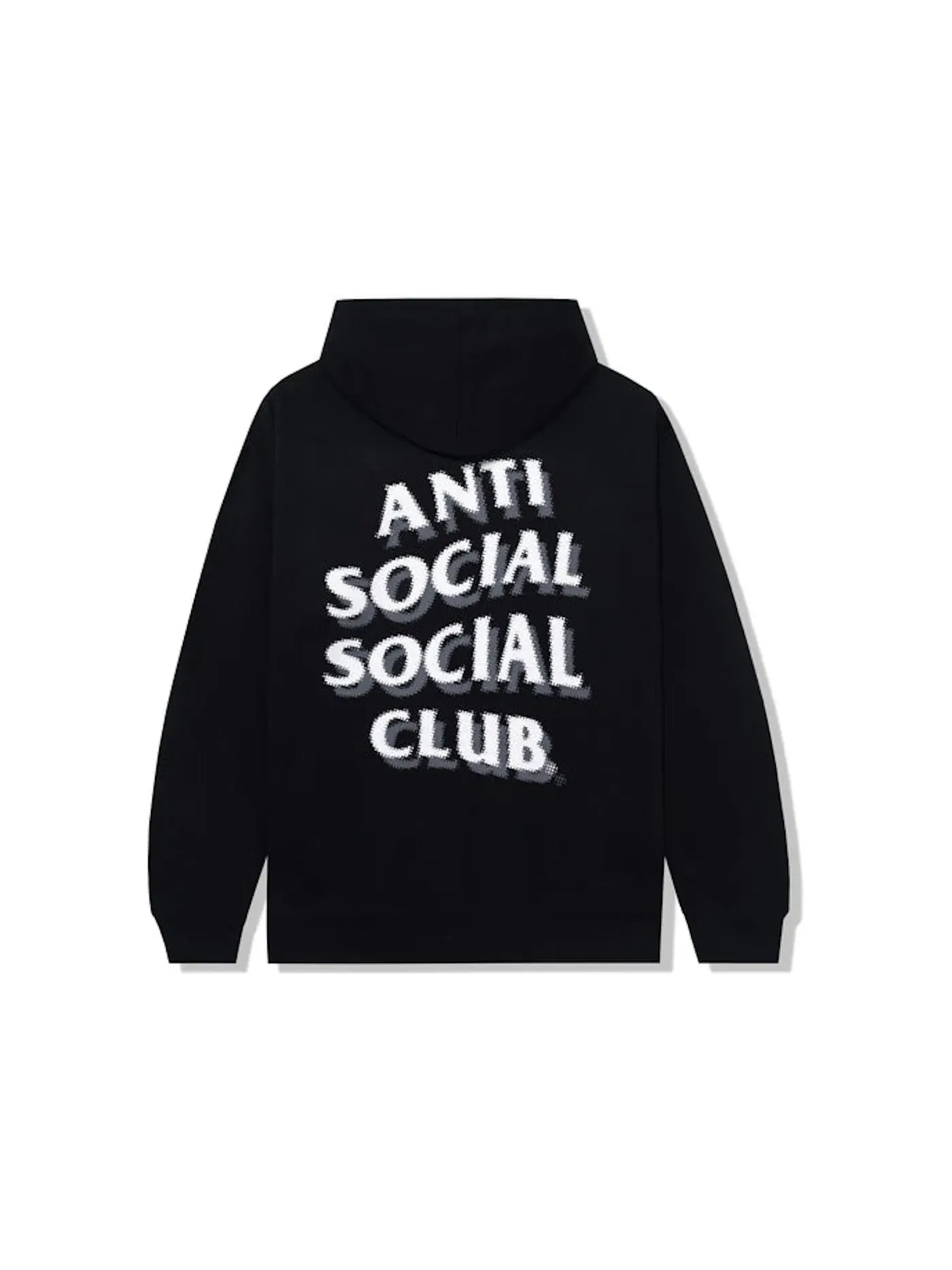 Мужская худи с принтом Anti Social Social Club — изображение 2 из 2, черный