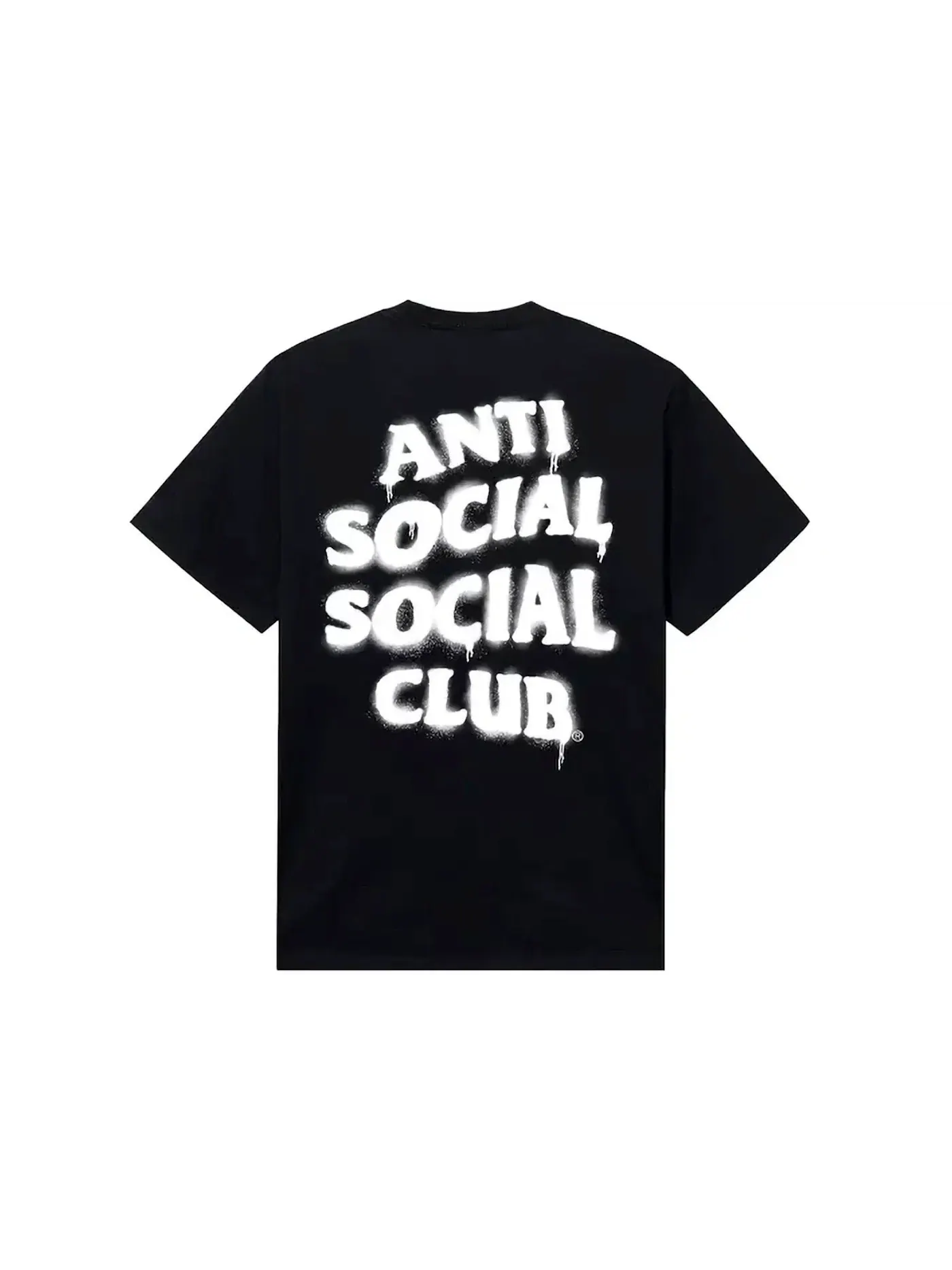 Мужская футболка с принтом Burn It Down Tee Anti Social Social Club — изображение 1 из 2, черный