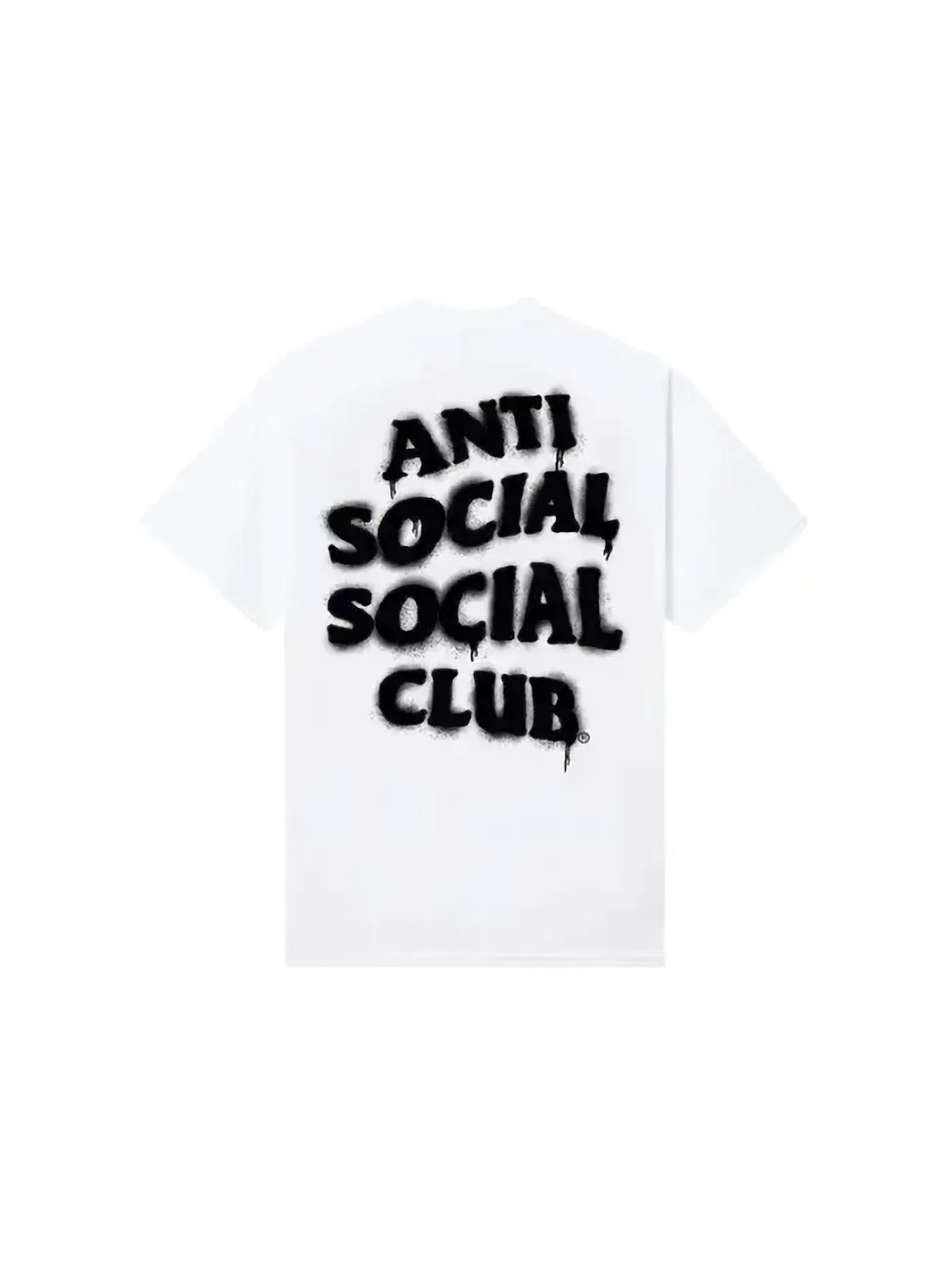 Мужская футболка с принтом Burn It Down Anti Social Social Club — изображение 1 из 2, белый