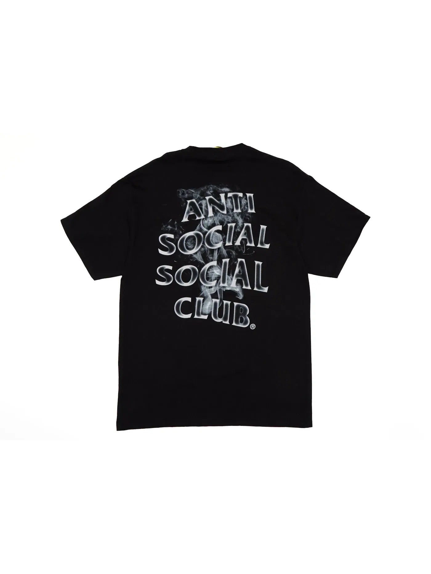 Мужская футболка с принтом Anti Social Social Club Tee — изображение 2 из 2, черный