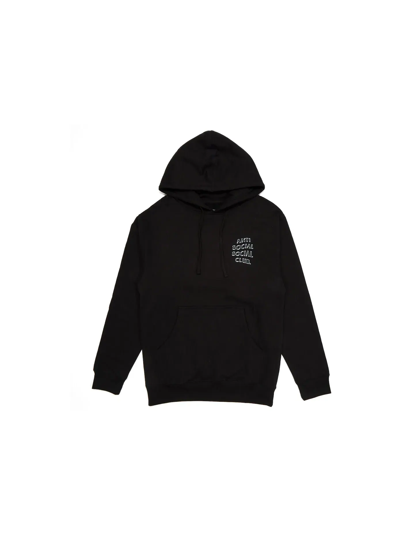 Мужская худи с принтом Anti Social Social Club Hoodie — изображение 1 из 2, черный