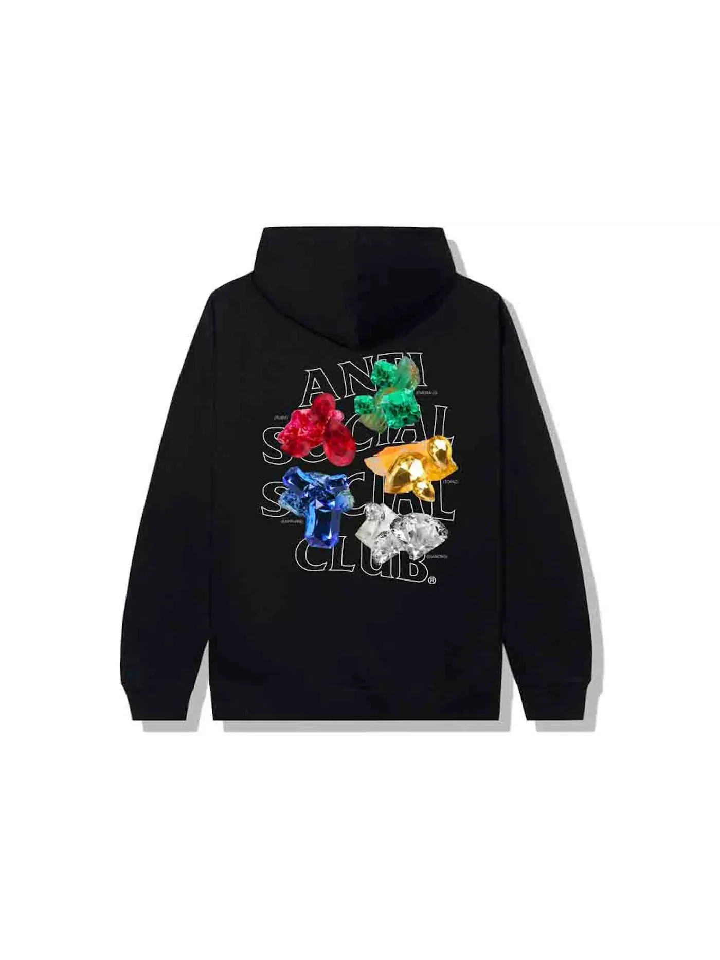 Мужская худи Bussin Hoodie Anti Social Social Club — изображение 1 из 3, черный