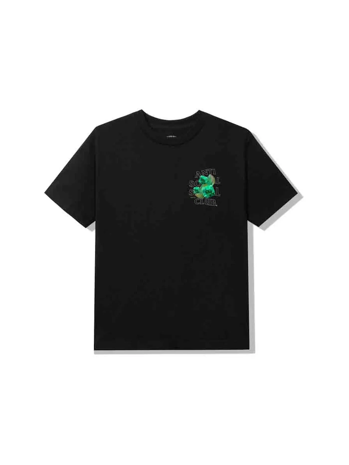 Мужская футболка с принтом Anti Social Social Club Tee — изображение 2 из 3, черный