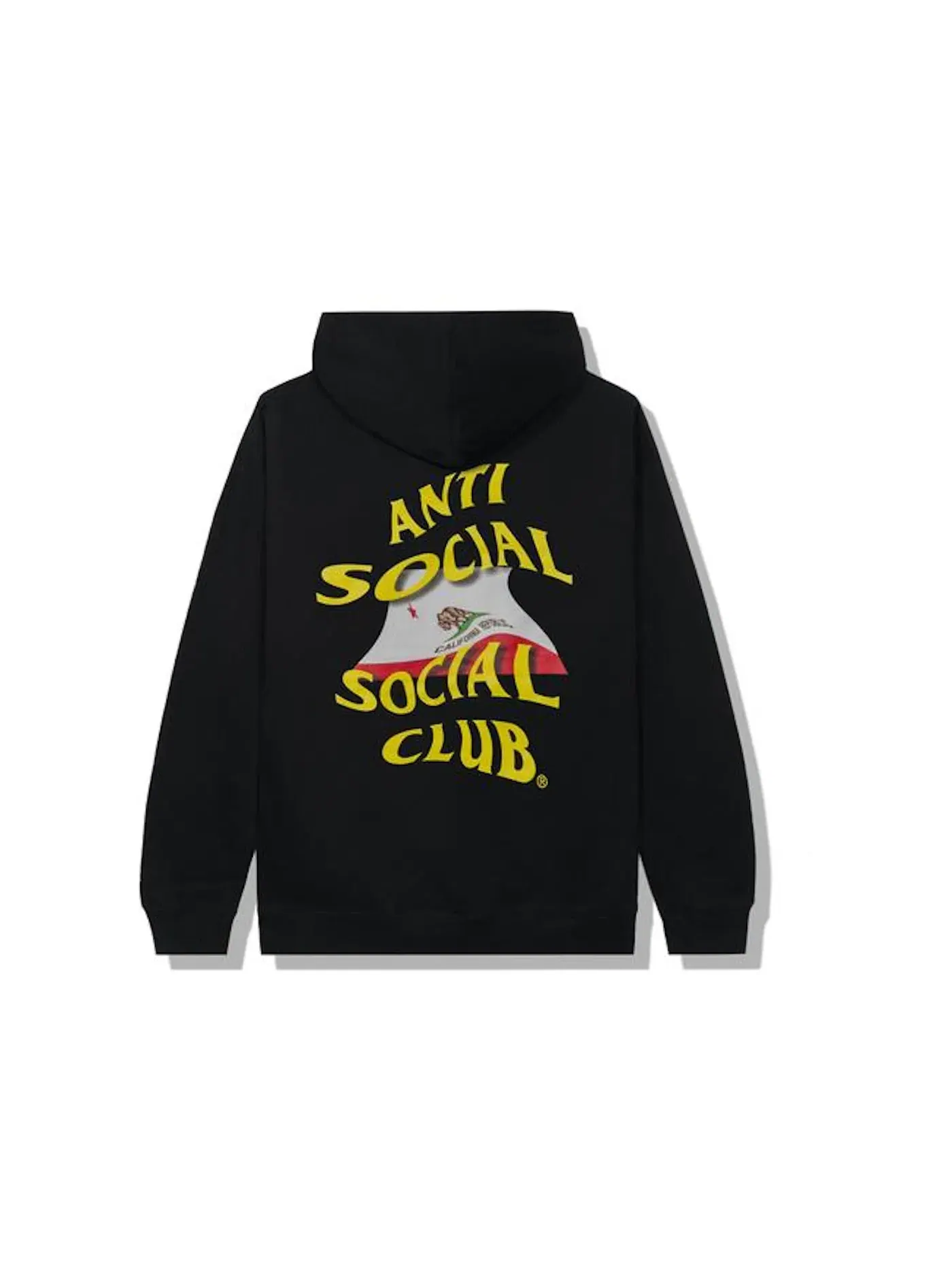 Мужской худи с принтом Anti Social Social Club — изображение 1 из 2, черный