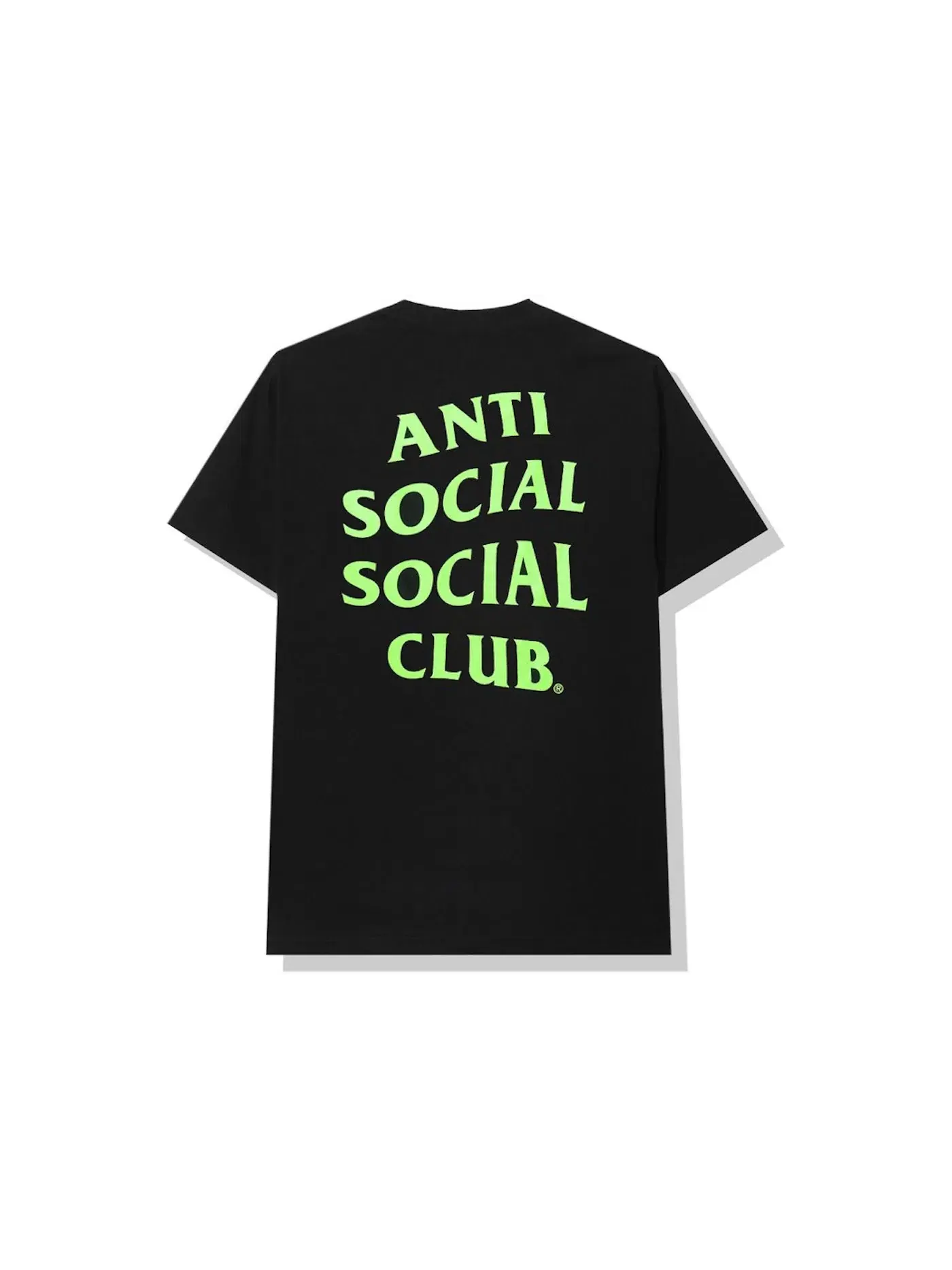 Мужская футболка с принтом Anti Social Social Club Tee — изображение 2 из 2, черный